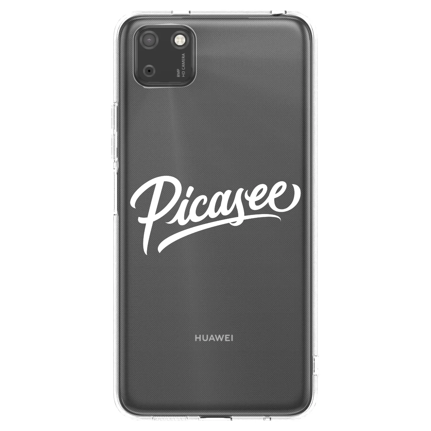 Picasee διαφανής θήκη σιλικόνης Huawei Y5P - Picasee - old logo - white