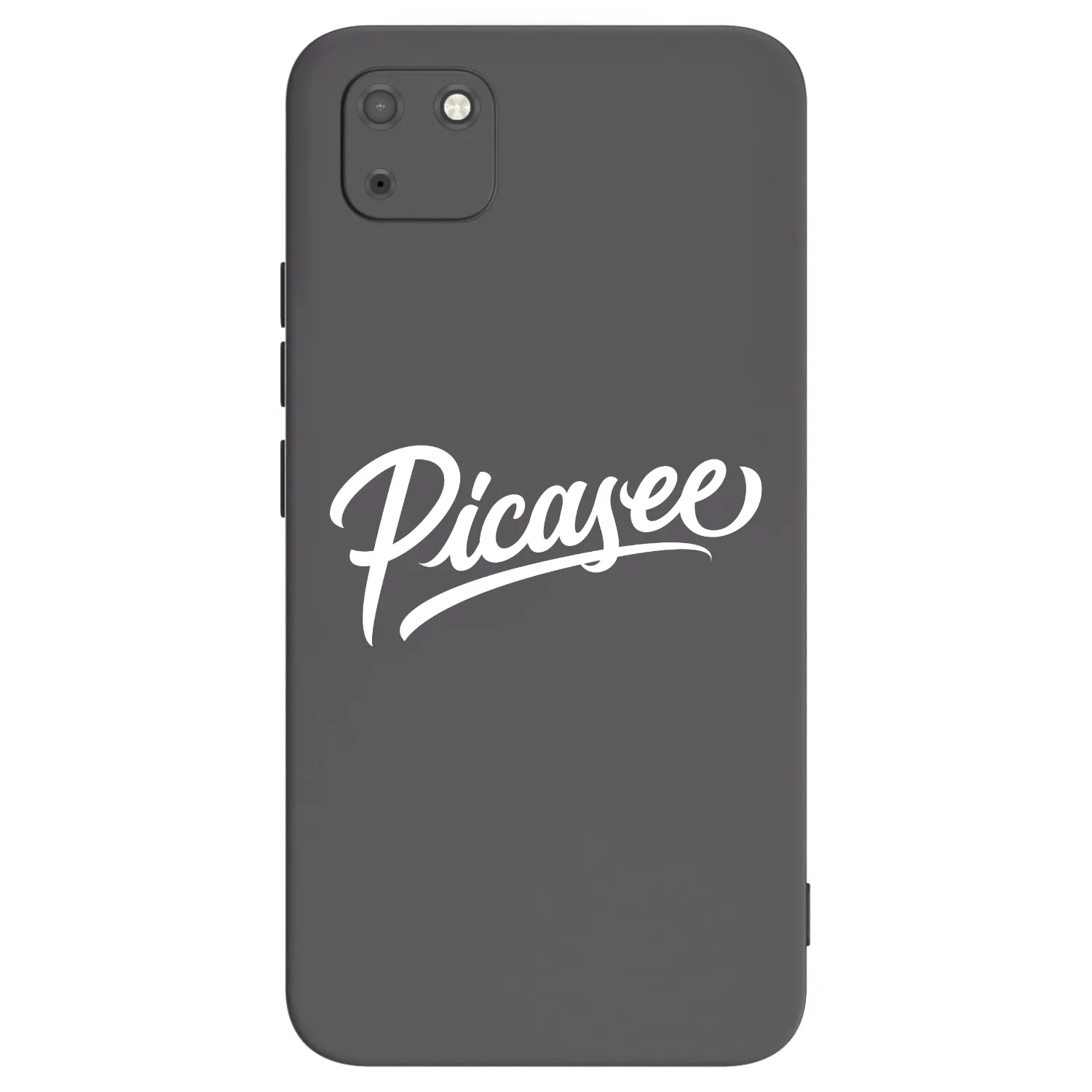Picasee Μαύρη θήκη σιλικόνης για Huawei Y5P - Picasee - old logo - white