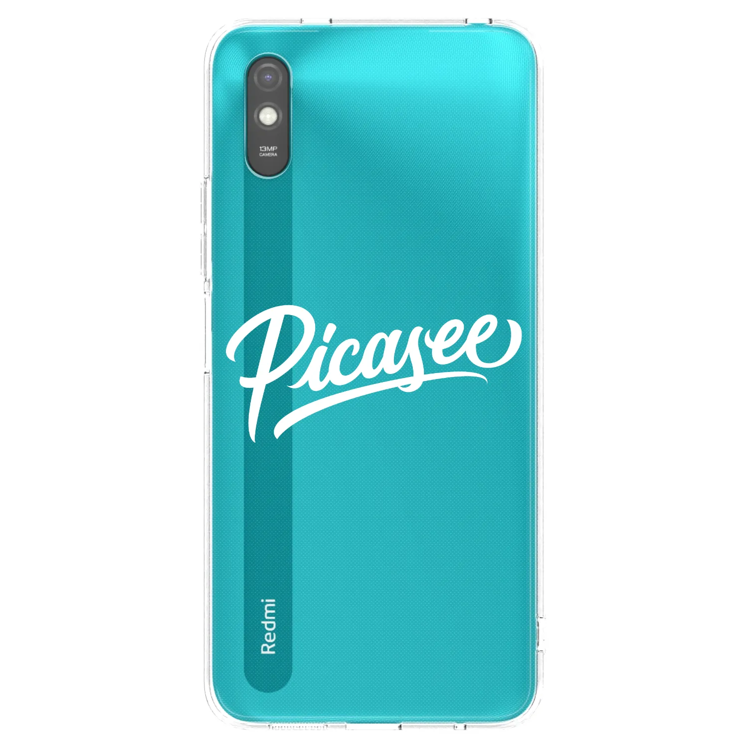 Picasee διαφανής θήκη σιλικόνης Xiaomi Redmi 9A - Picasee - old logo - white