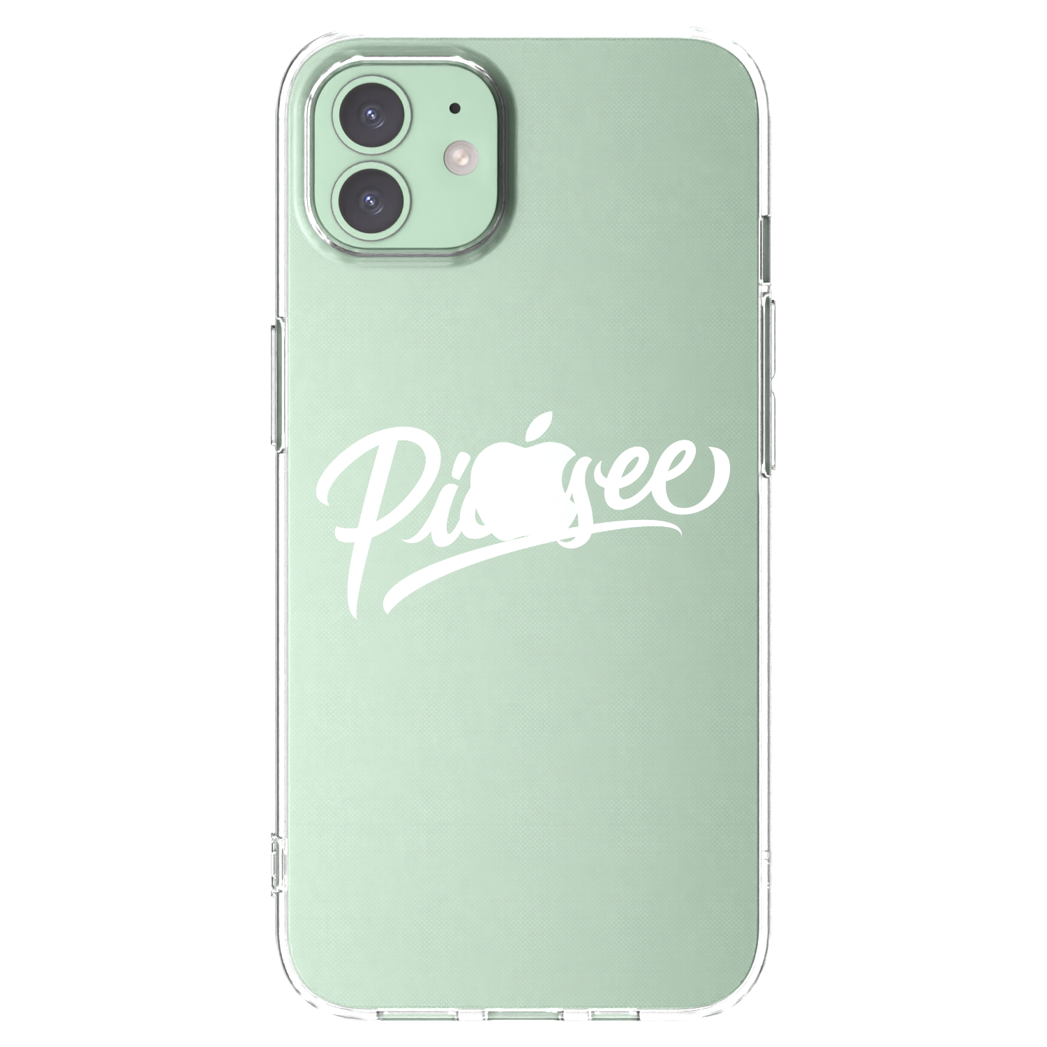Picasee διαφανής θήκη σιλικόνης Apple iPhone 12 Pro - Picasee - old logo - white