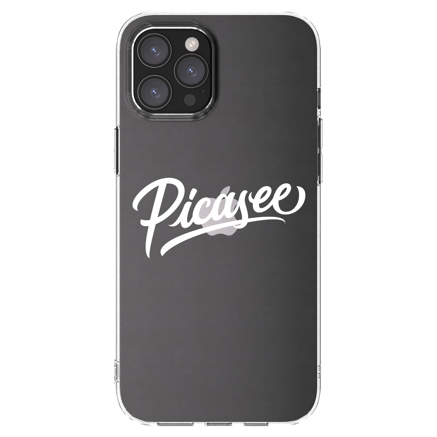 Picasee διαφανής θήκη σιλικόνης Apple iPhone 12 Pro Max - Picasee - old logo - white