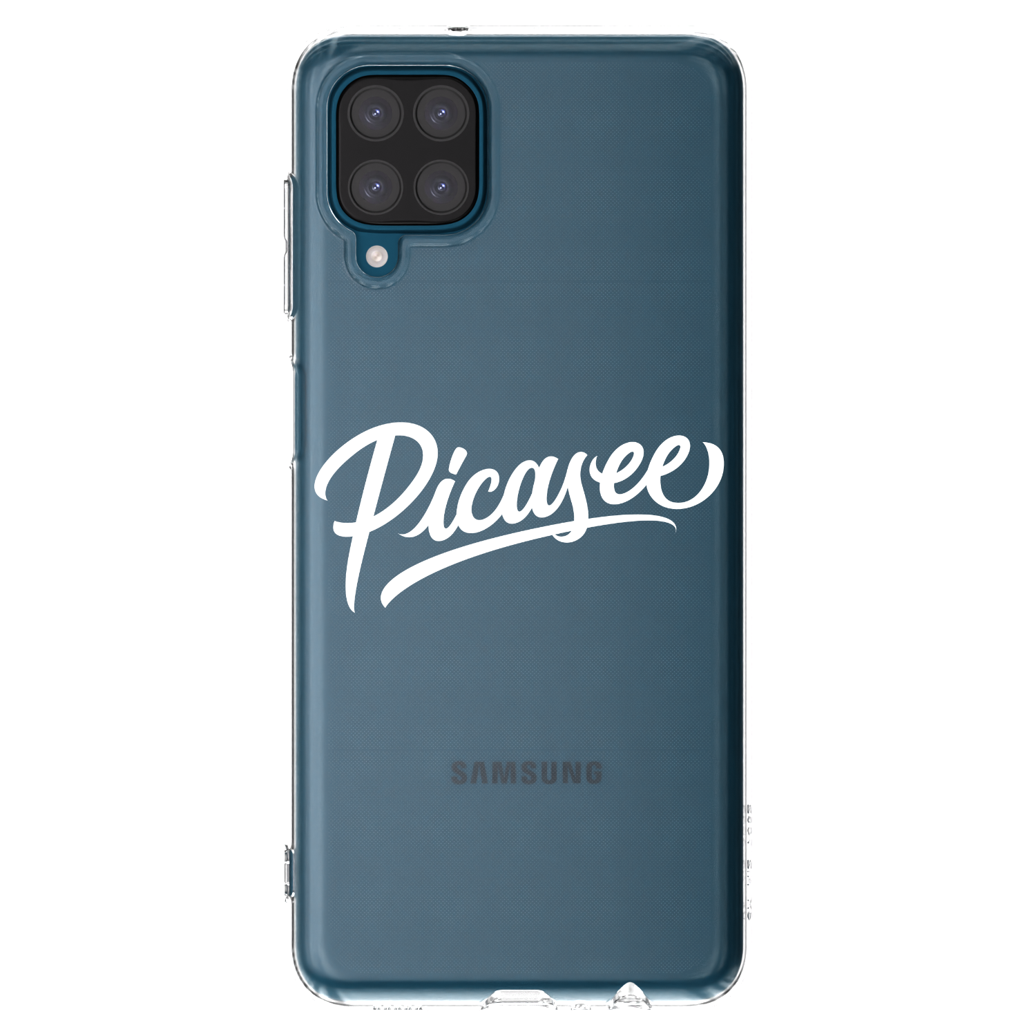 Picasee διαφανής θήκη σιλικόνης Samsung Galaxy A12 A125F - Picasee - old logo - white