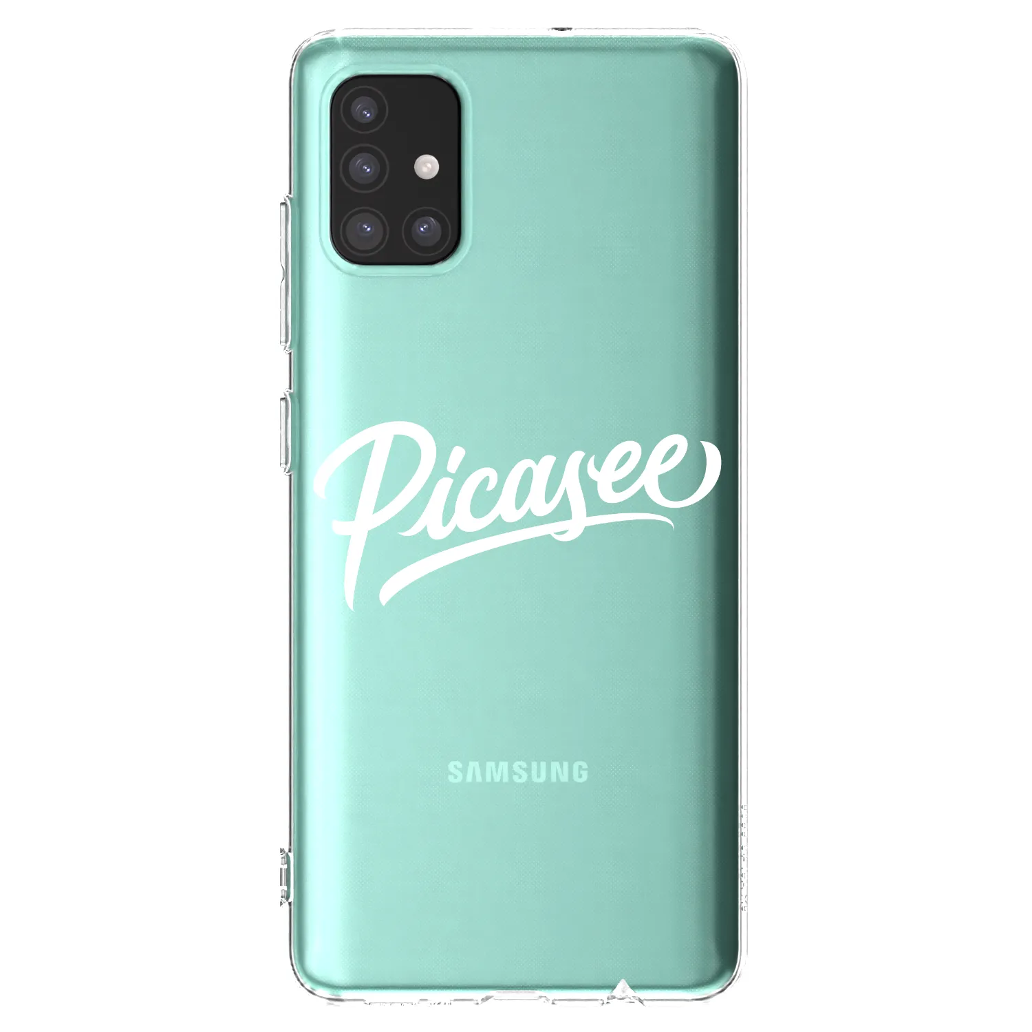 Picasee διαφανής θήκη σιλικόνης Samsung Galaxy M31s - Picasee - old logo - white