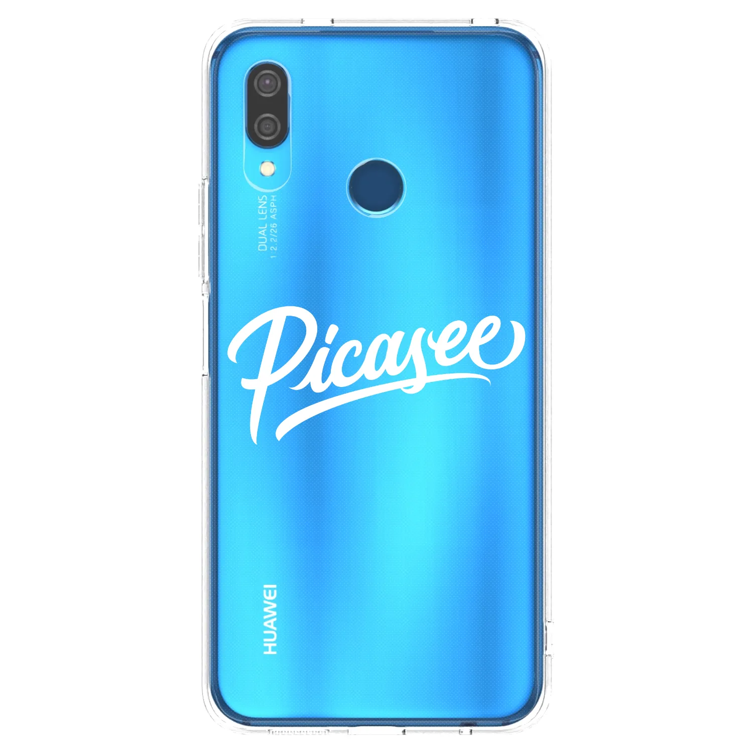 Picasee διαφανής θήκη σιλικόνης Huawei P20 Lite - Picasee - old logo - white