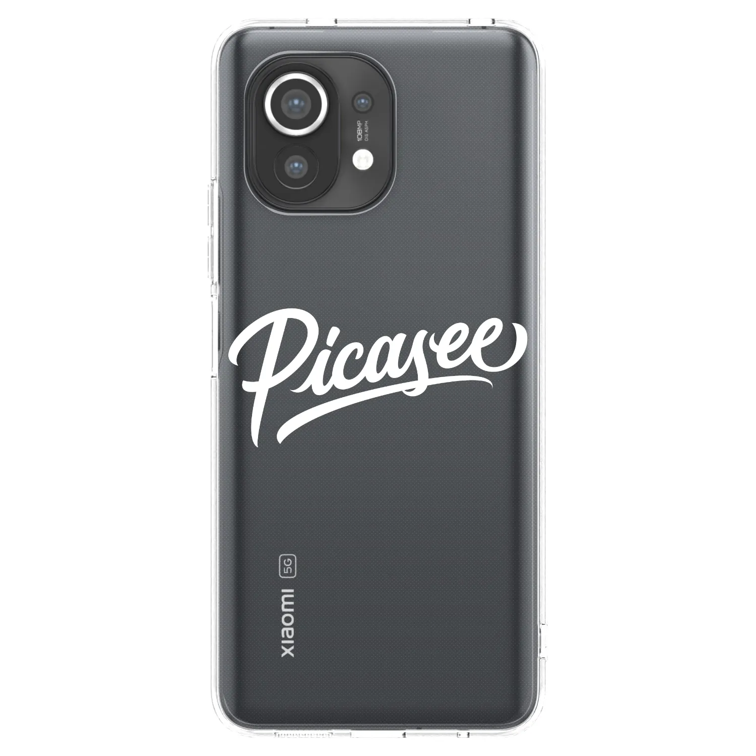 Picasee διαφανής θήκη σιλικόνης Xiaomi Mi 11 - Picasee - old logo - white