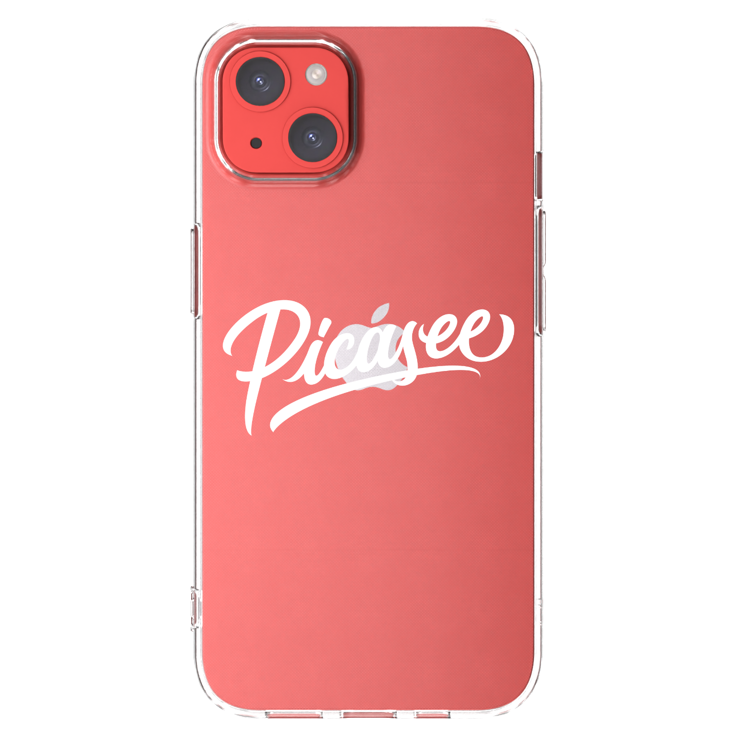 Picasee διαφανής θήκη σιλικόνης Apple iPhone 13 - Picasee - old logo - white