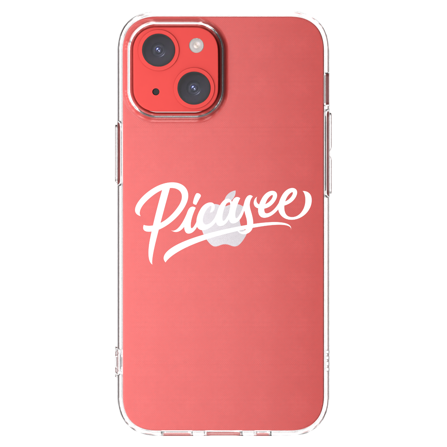 Picasee διαφανής θήκη σιλικόνης Apple iPhone 13 mini - Picasee - old logo - white