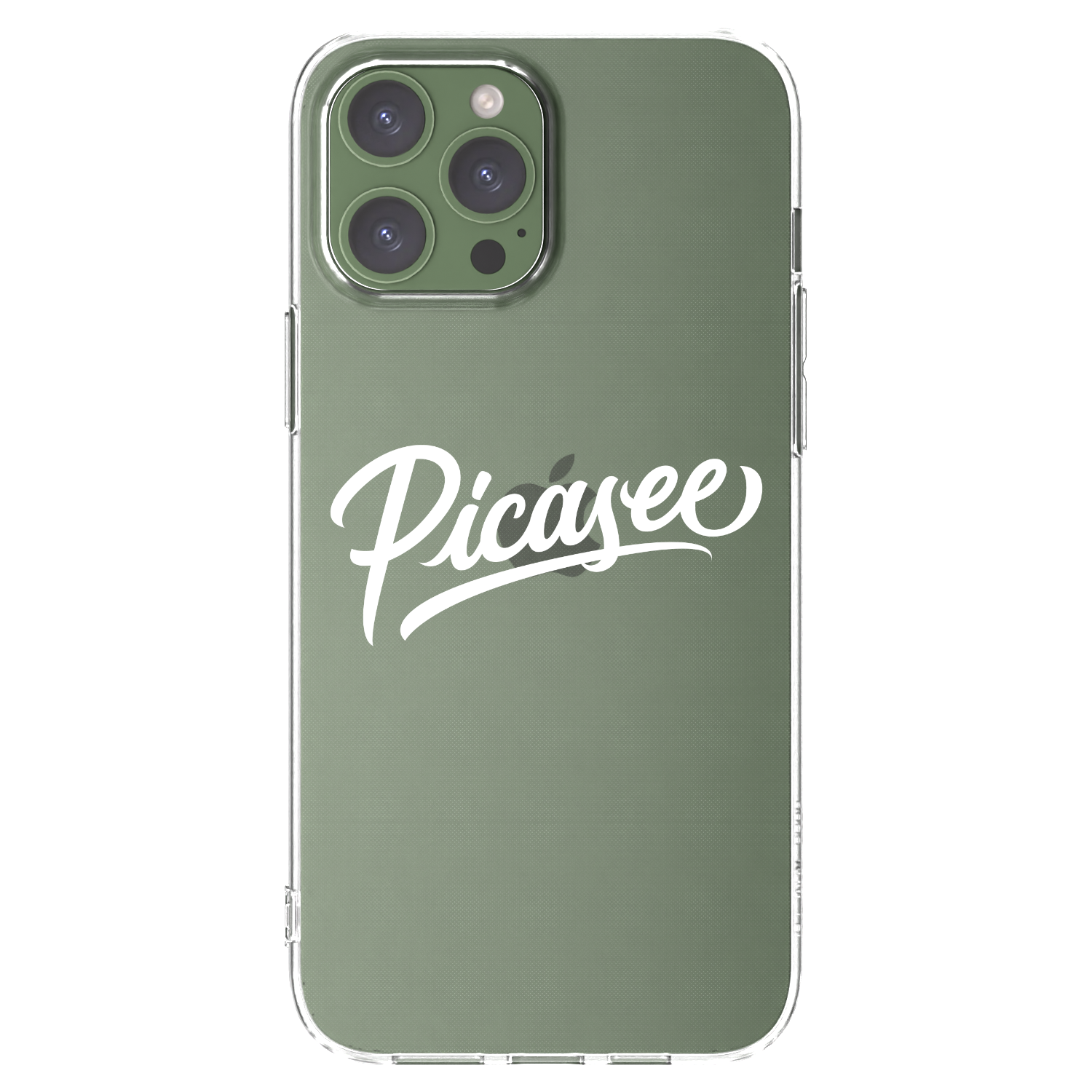 Picasee διαφανής θήκη σιλικόνης Apple iPhone 13 Pro Max - Picasee - old logo - white