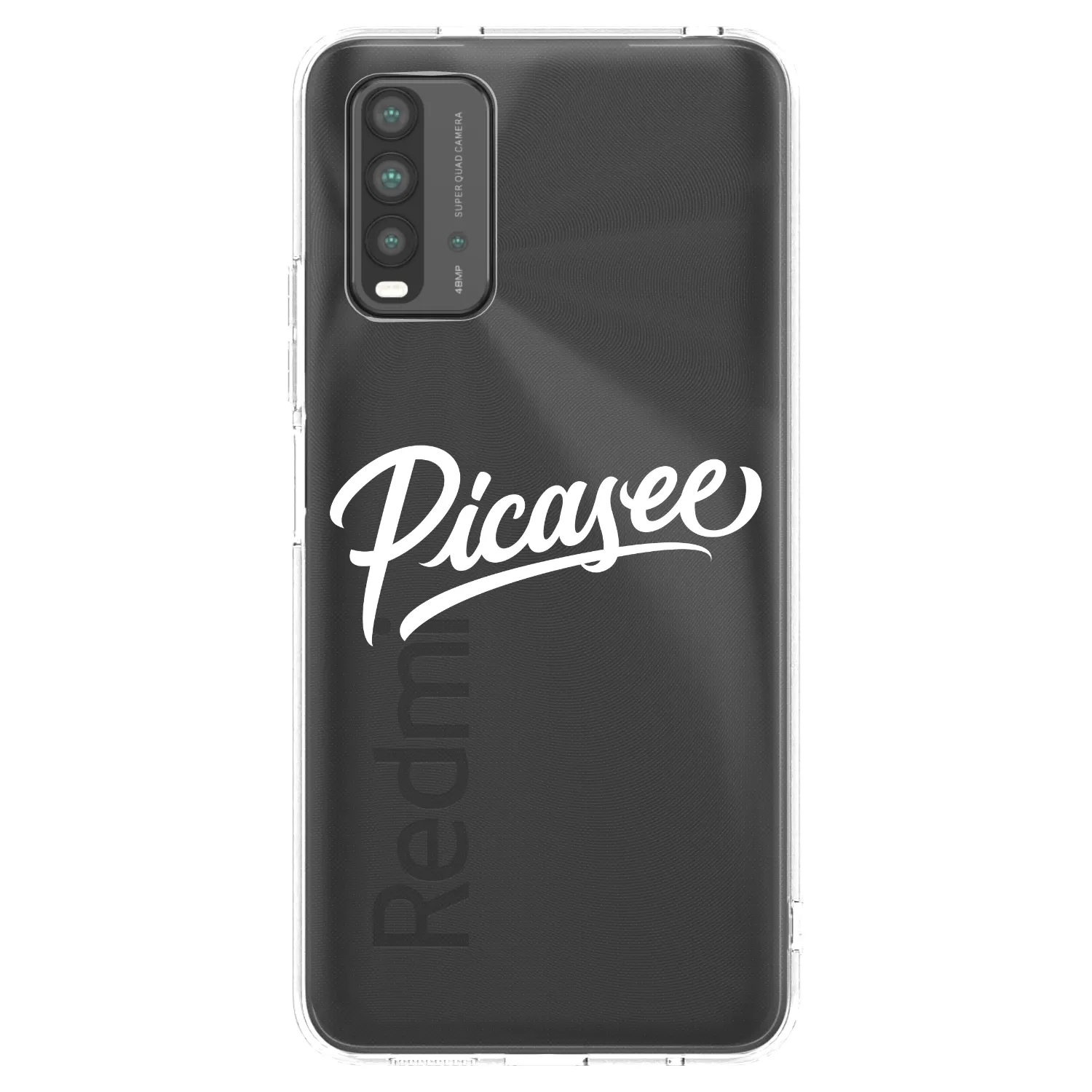 Picasee διαφανής θήκη σιλικόνης Xiaomi Redmi 9T - Picasee - old logo - white