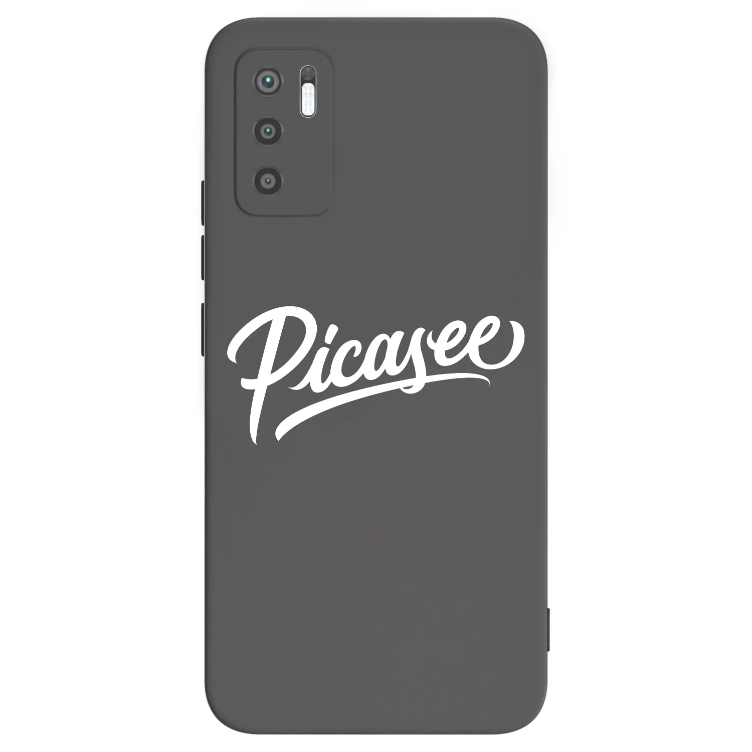 Picasee Μαύρη θήκη σιλικόνης για Xiaomi Redmi Note 10 5G - Picasee - old logo - white