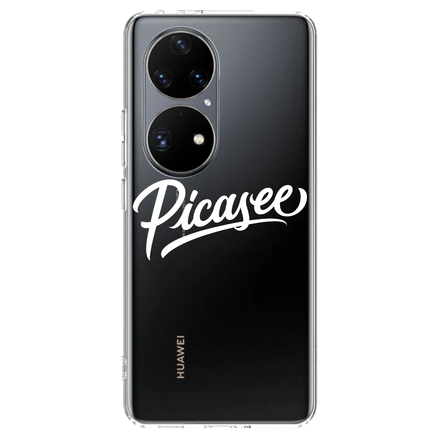 Picasee διαφανής θήκη σιλικόνης Huawei P50 - Picasee - old logo - white
