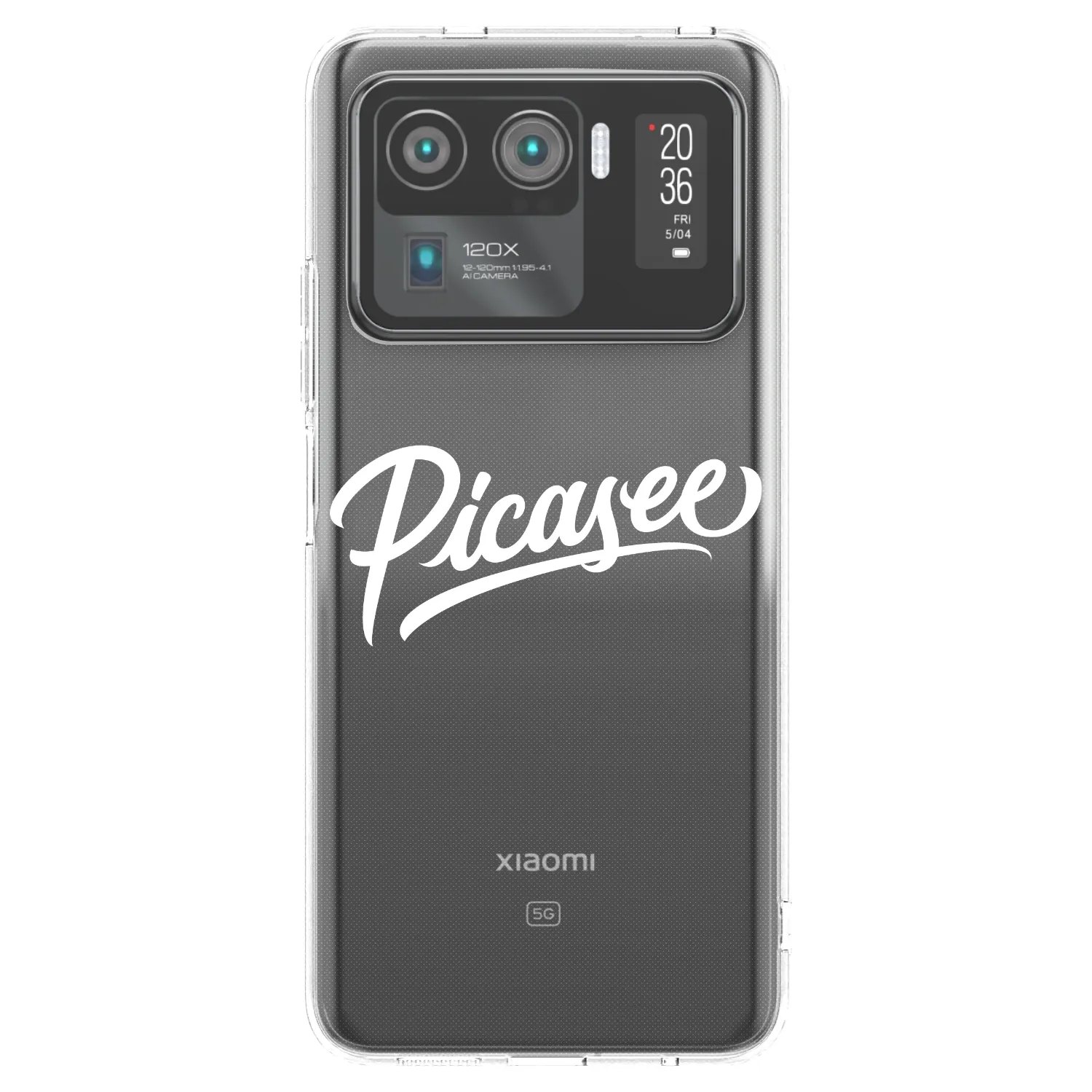 Picasee διαφανής θήκη σιλικόνης Xiaomi Mi 11 Ultra - Picasee - old logo - white