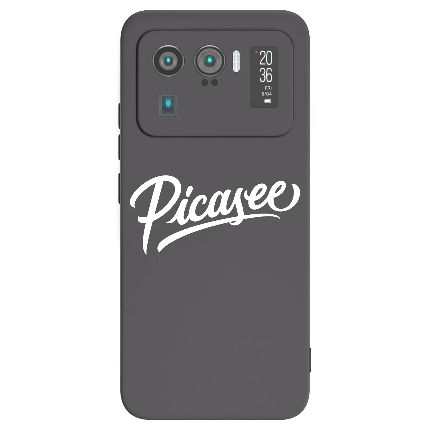 Picasee Μαύρη θήκη σιλικόνης για Xiaomi Mi 11 Ultra - Picasee - old logo - white