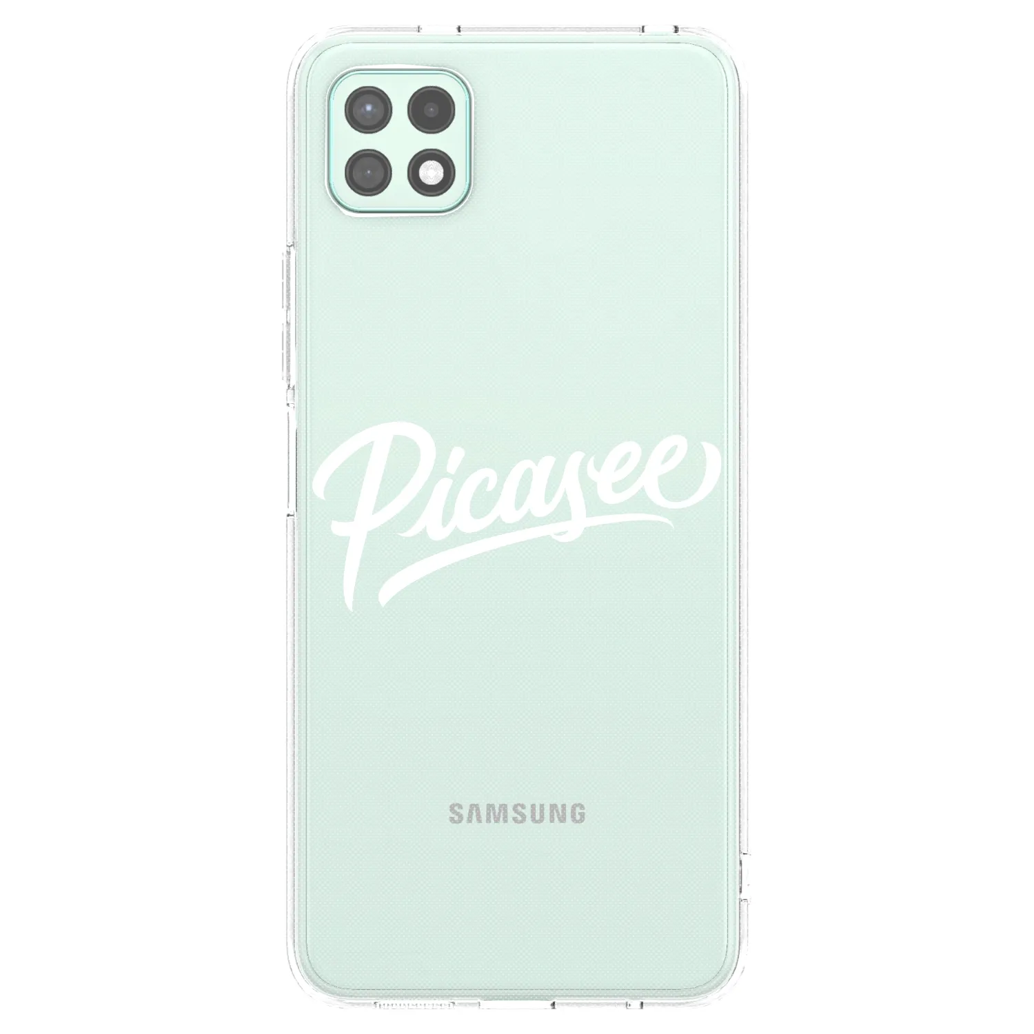 Picasee διαφανής θήκη σιλικόνης Samsung Galaxy A22 A226B 5G - Picasee - old logo - white
