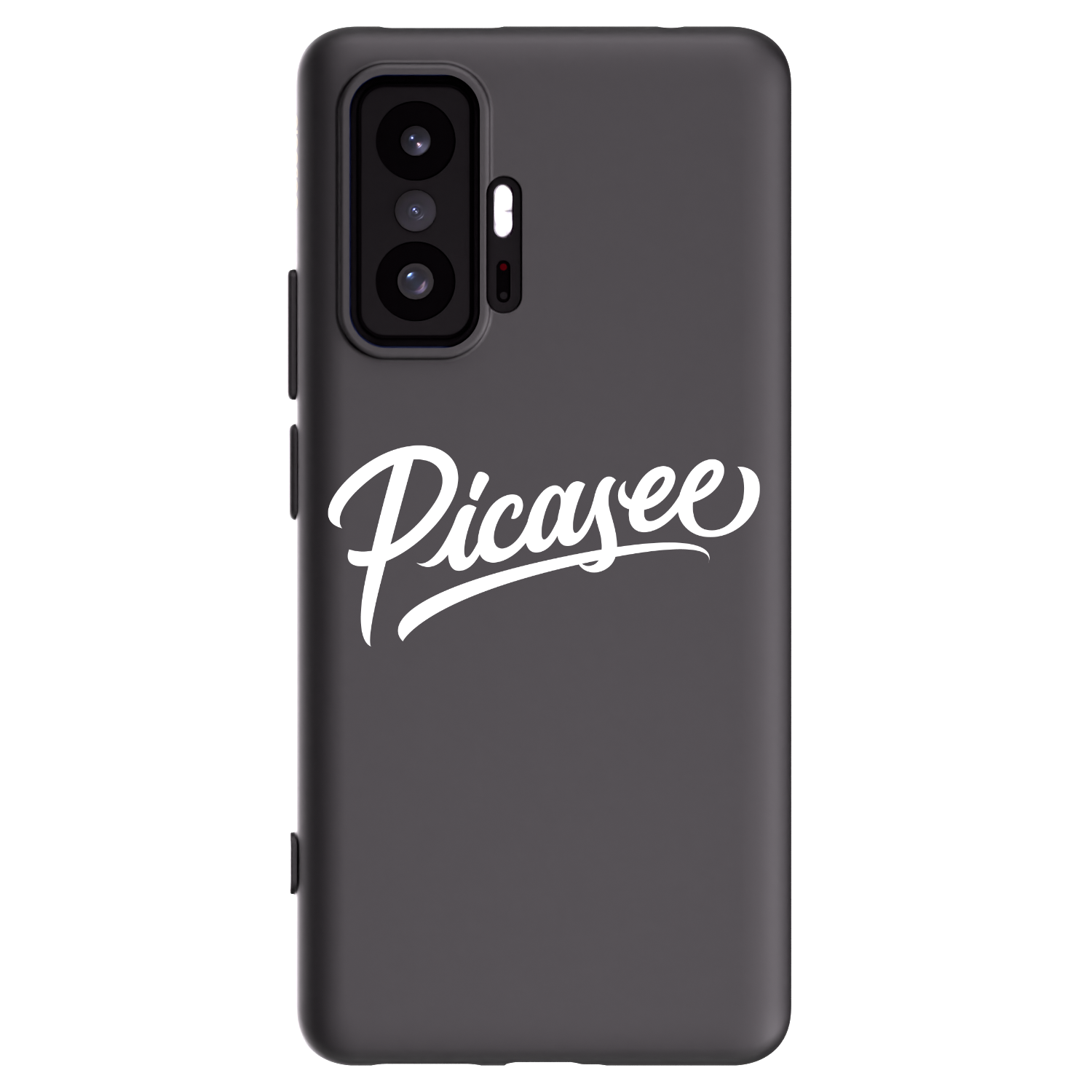 Picasee Μαύρη θήκη σιλικόνης για Xiaomi 11T - Picasee - old logo - white