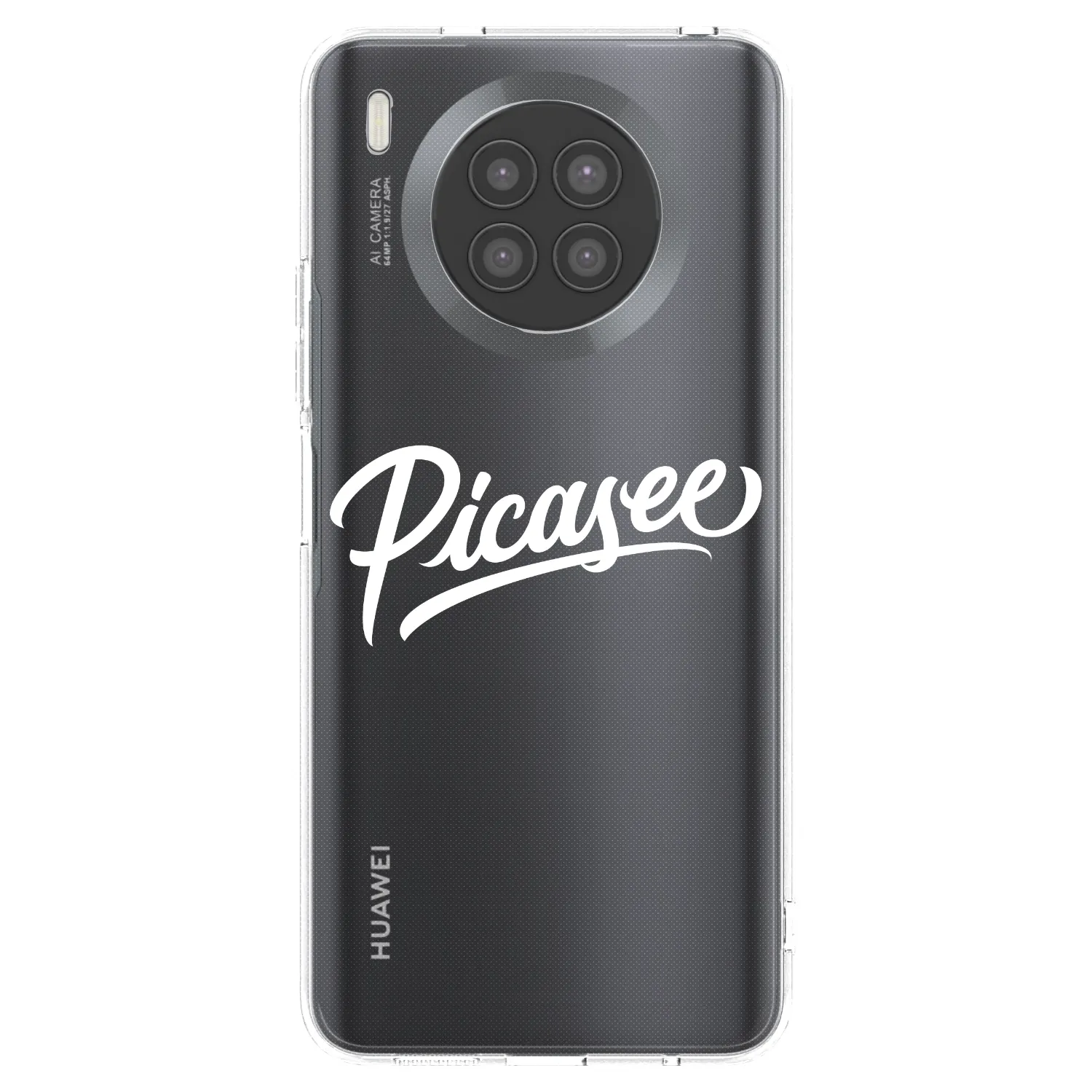 Picasee διαφανής θήκη σιλικόνης Huawei Nova 8i - Picasee - old logo - white