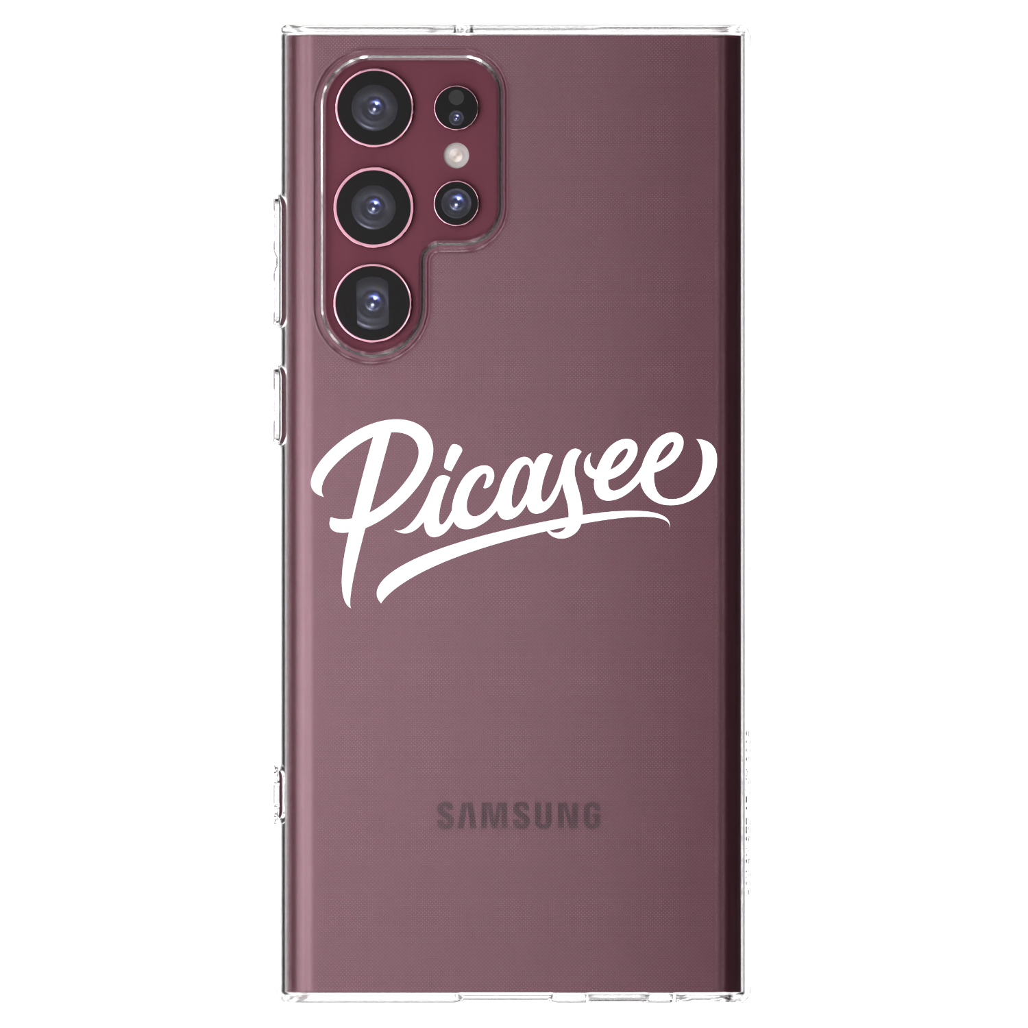 Picasee διαφανής θήκη σιλικόνης Samsung Galaxy S22 Ultra 5G - Picasee - old logo - white