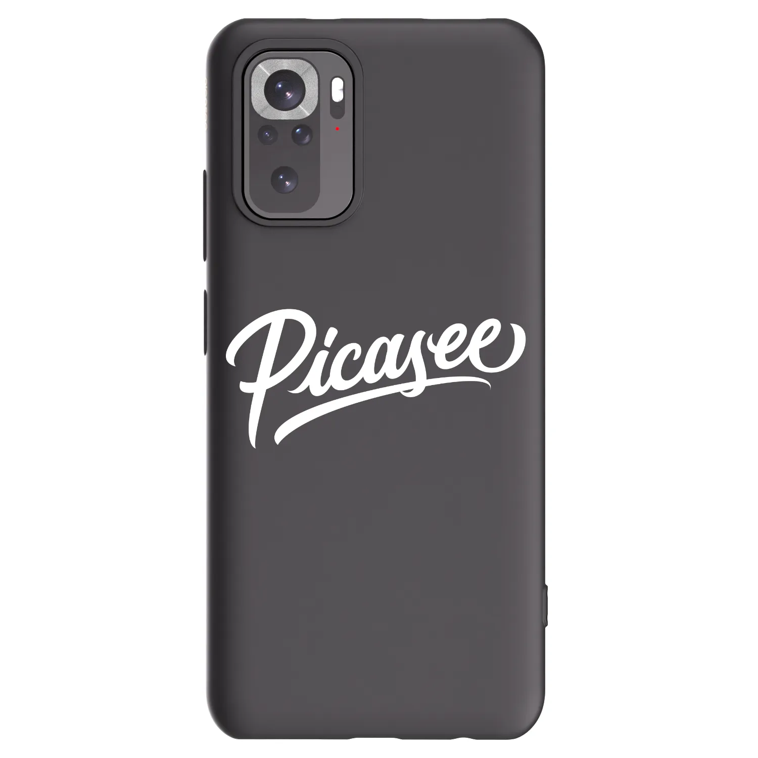 Picasee Μαύρη θήκη σιλικόνης για Xiaomi Redmi Note 11S 4G - Picasee - old logo - white