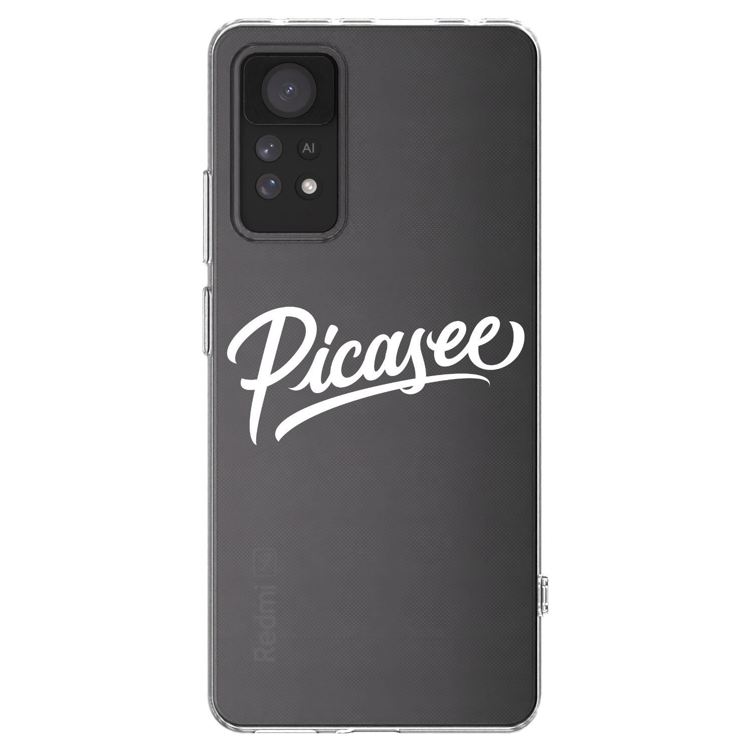 Picasee διαφανής θήκη σιλικόνης Xiaomi Redmi Note 11 Pro 5G - Picasee - old logo - white
