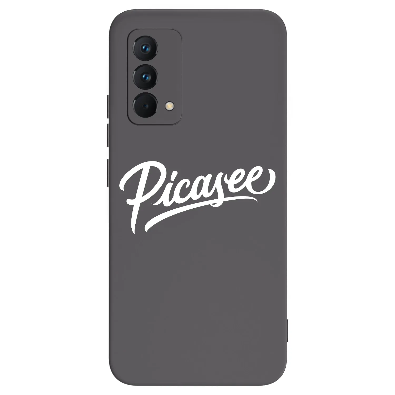 Picasee Μαύρη θήκη σιλικόνης για Realme GT Master Edition 5G - Picasee - old logo - white