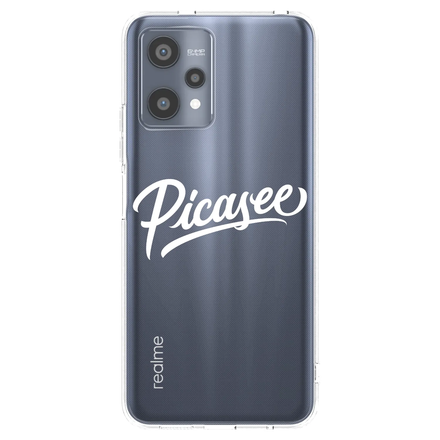 Picasee διαφανής θήκη σιλικόνης Realme 9 Pro 5G - Picasee - old logo - white