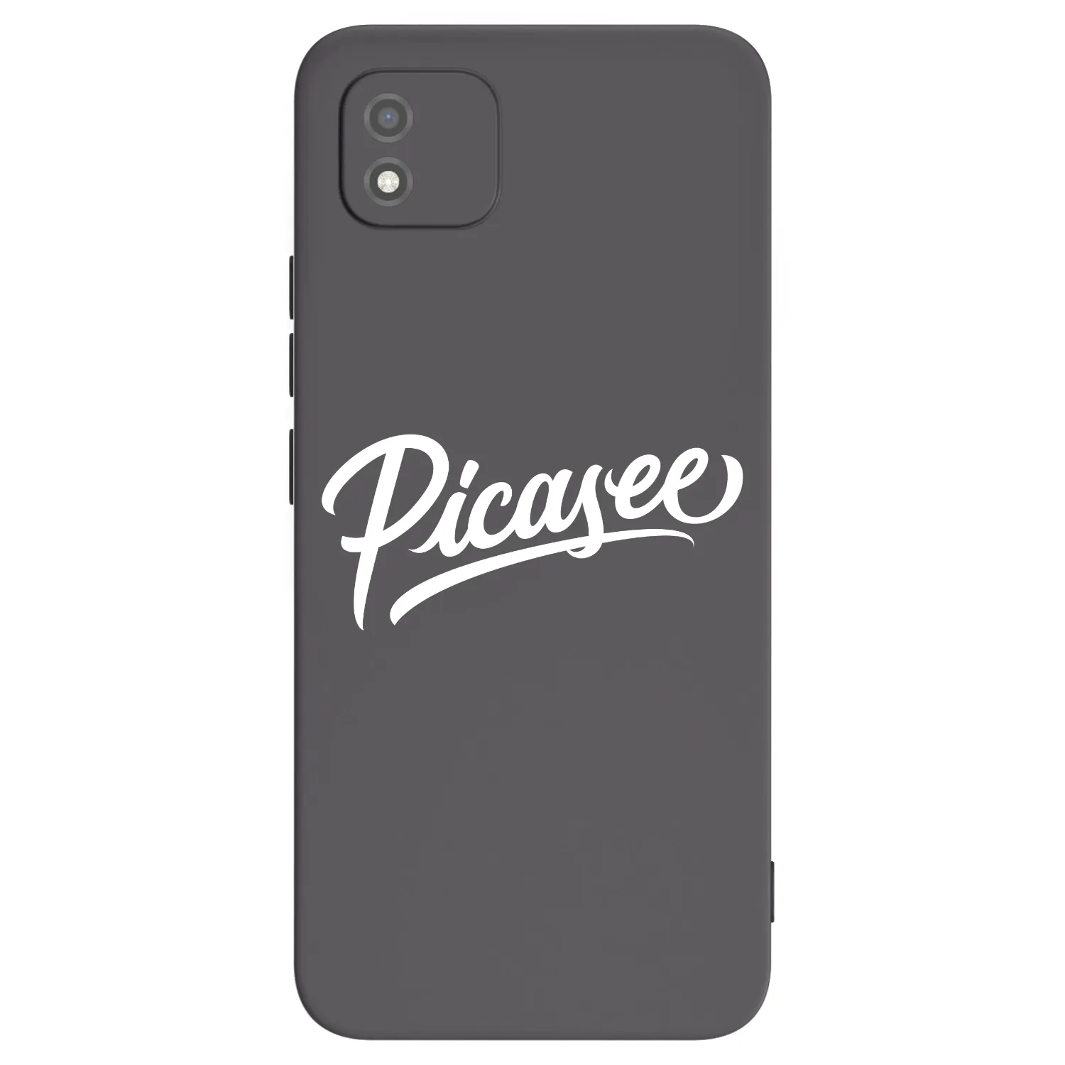 Picasee Μαύρη θήκη σιλικόνης για Realme C11 (2021) - Picasee - old logo - white