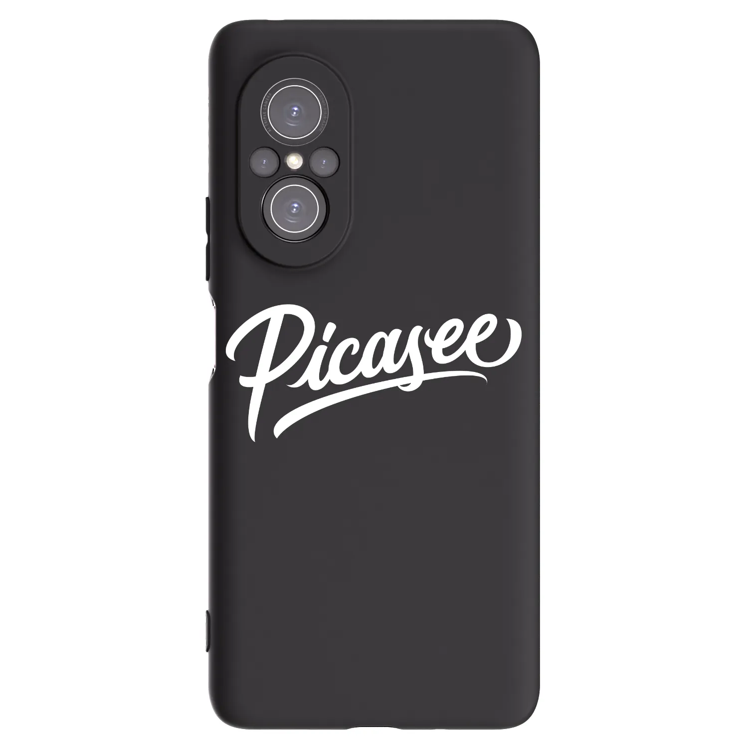 Picasee Μαύρη θήκη σιλικόνης για Huawei Nova 9 SE - Picasee - old logo - white