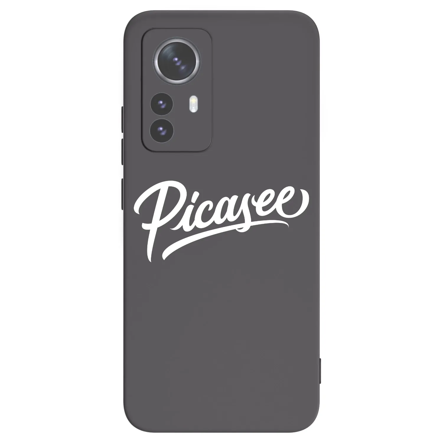 Picasee Μαύρη θήκη σιλικόνης για Xiaomi 12 Pro - Picasee - old logo - white
