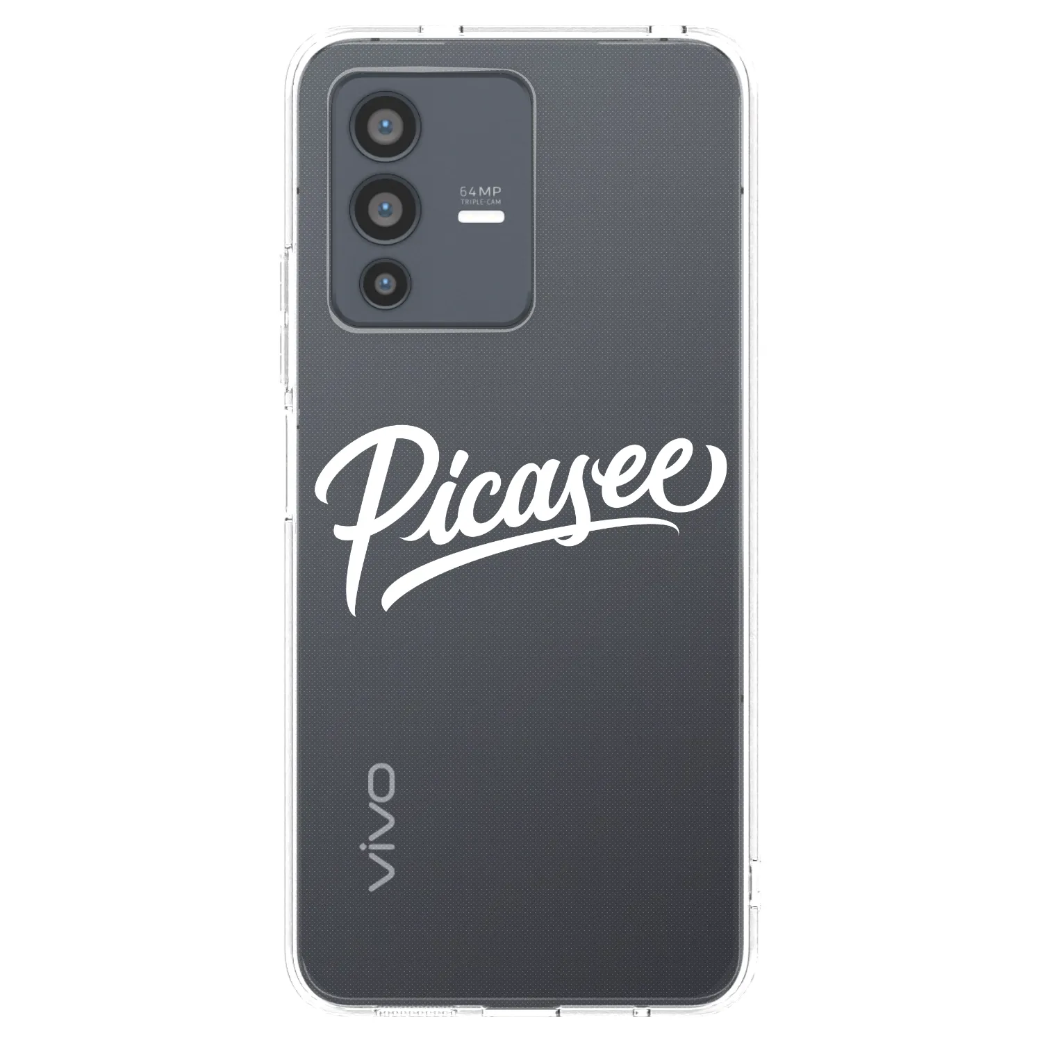 Picasee διαφανής θήκη σιλικόνης Vivo V23 5G - Picasee - old logo - white