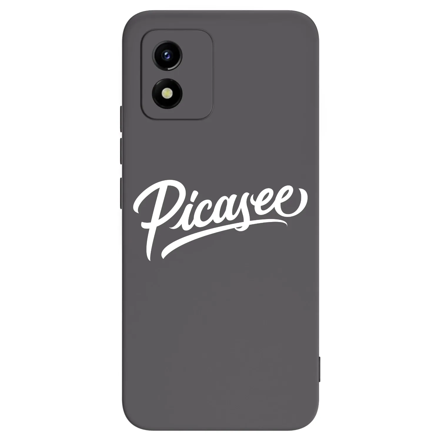 Picasee Μαύρη θήκη σιλικόνης για Vivo Y01 - Picasee - old logo - white