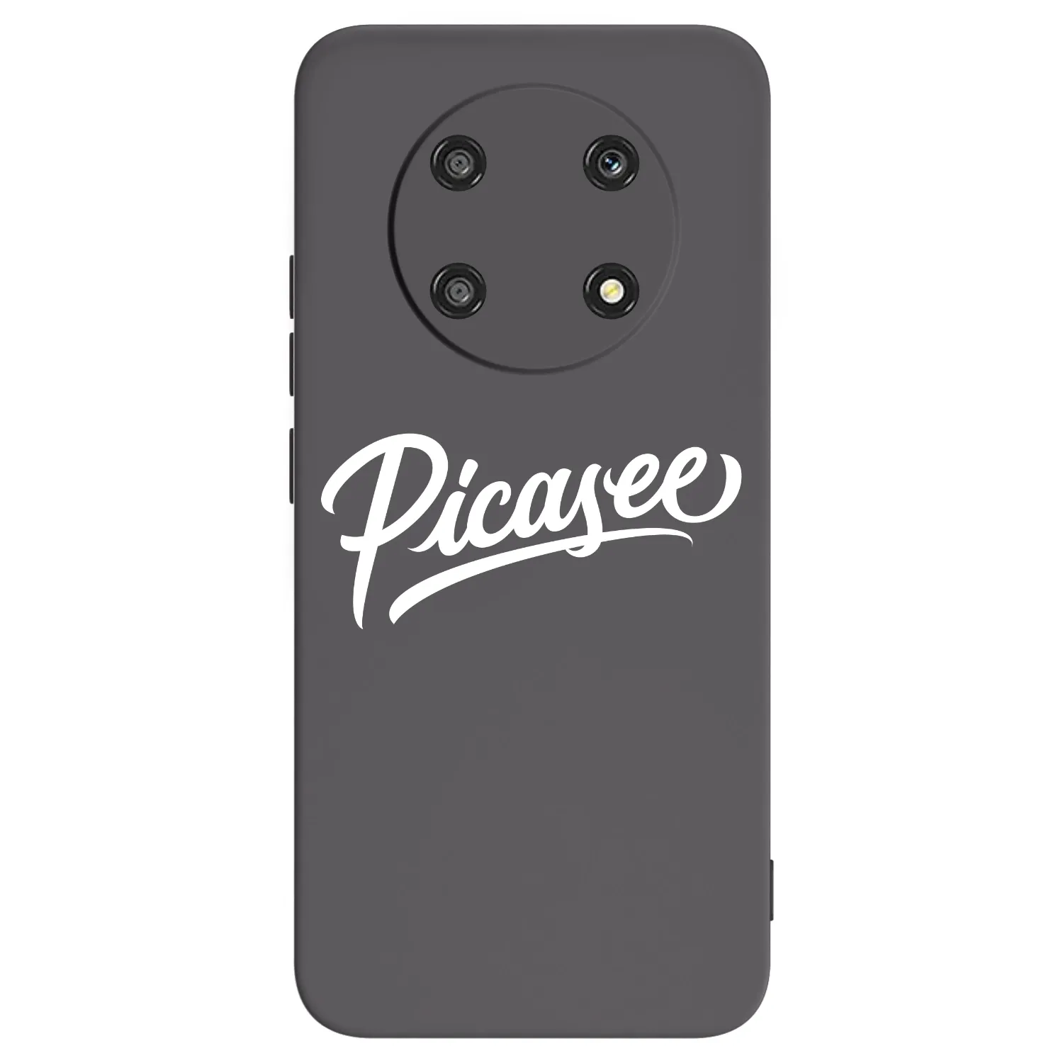 Picasee Μαύρη θήκη σιλικόνης για Honor Magic4 Lite 5G - Picasee - old logo - white
