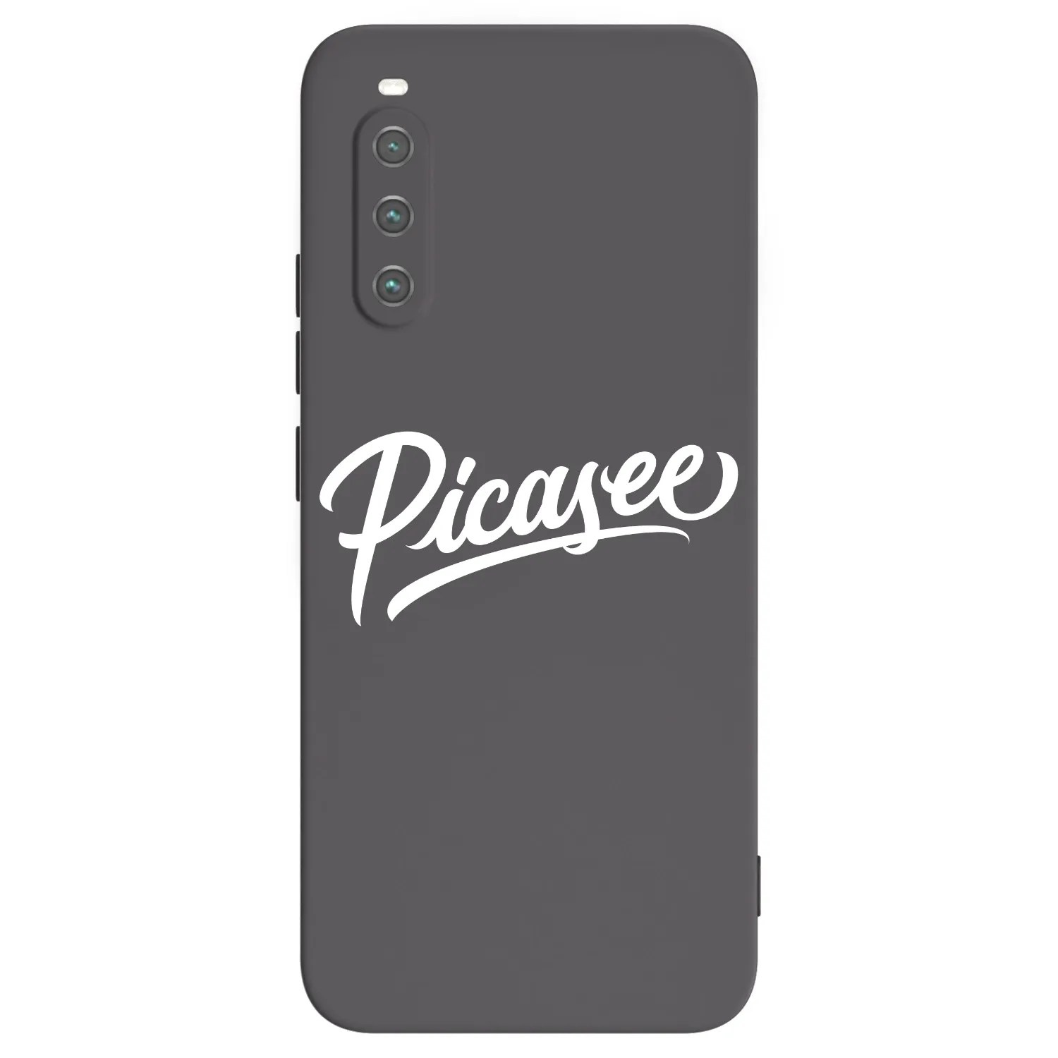Picasee Μαύρη θήκη σιλικόνης για Sony Xperia 10 IV 5G - Picasee - old logo - white