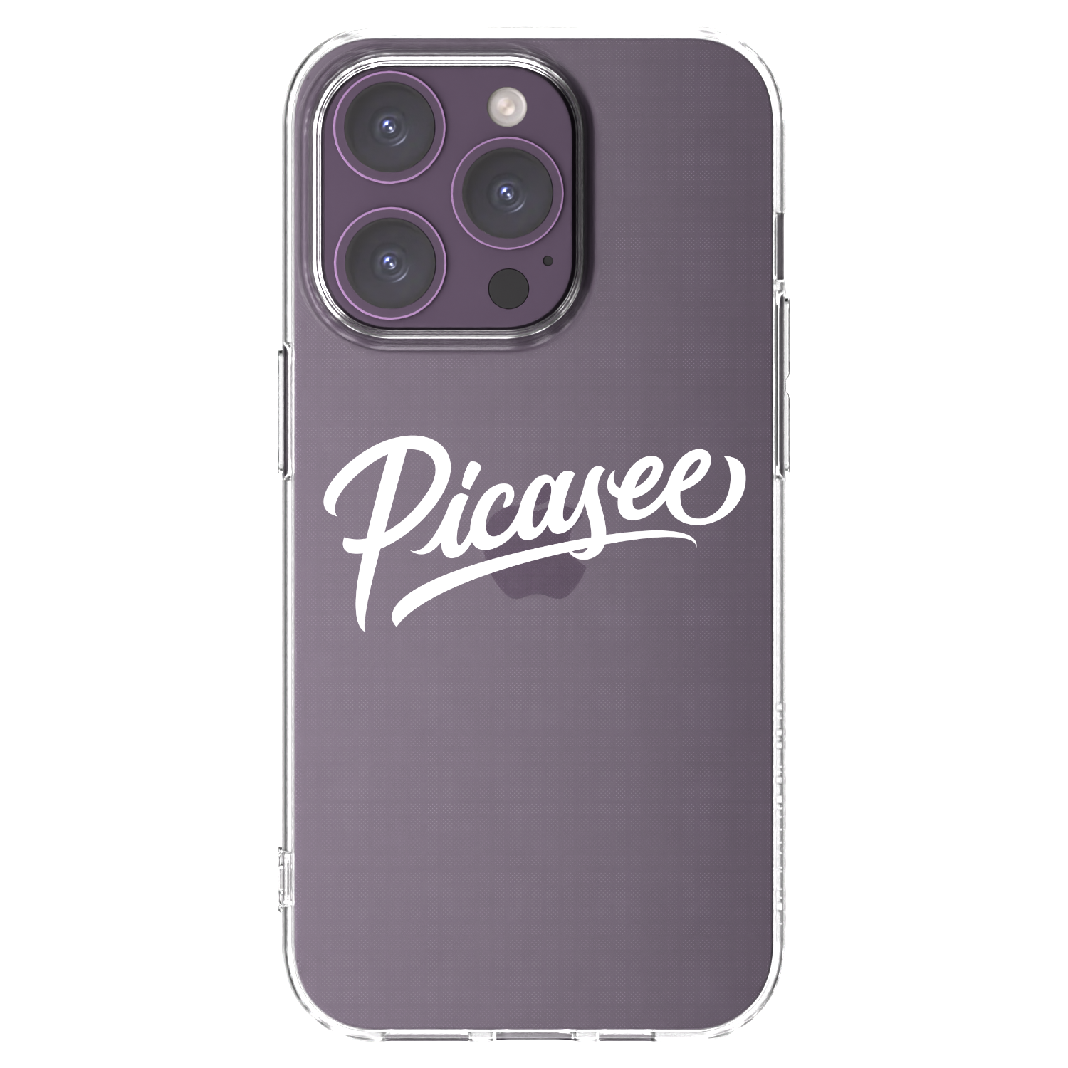 Picasee διαφανής θήκη σιλικόνης Apple iPhone 14 Pro - Picasee - old logo - white