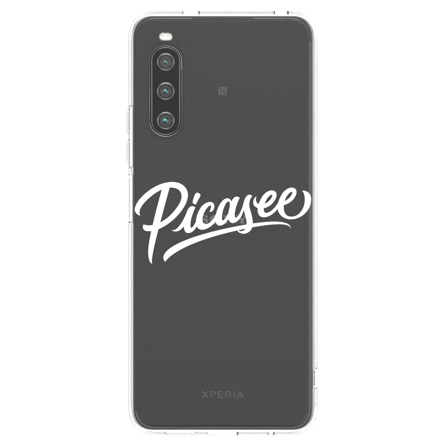 Picasee διαφανής θήκη σιλικόνης Sony Xperia 10 IV 5G - Picasee - old logo - white