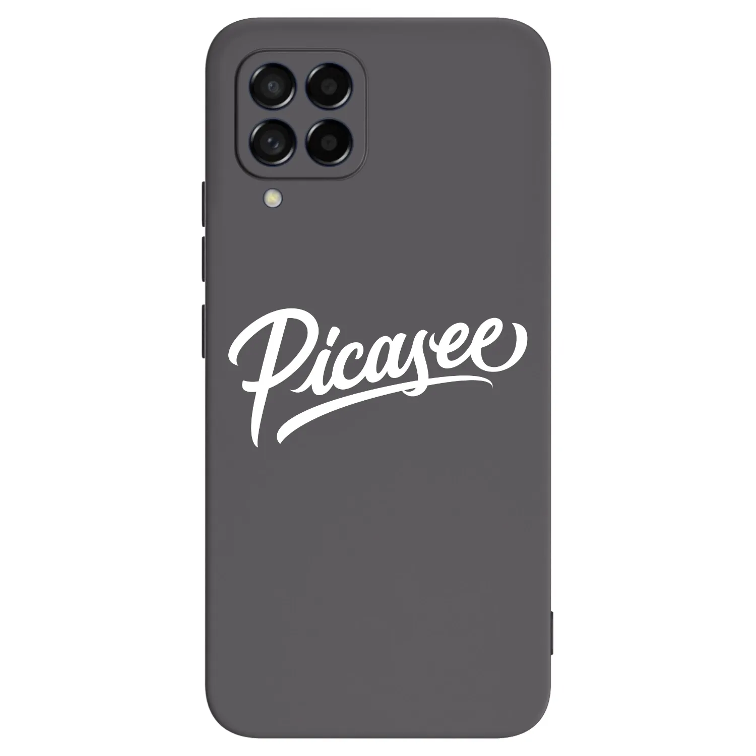Picasee Μαύρη θήκη σιλικόνης για Samsung Galaxy M53 5G - Picasee - old logo - white
