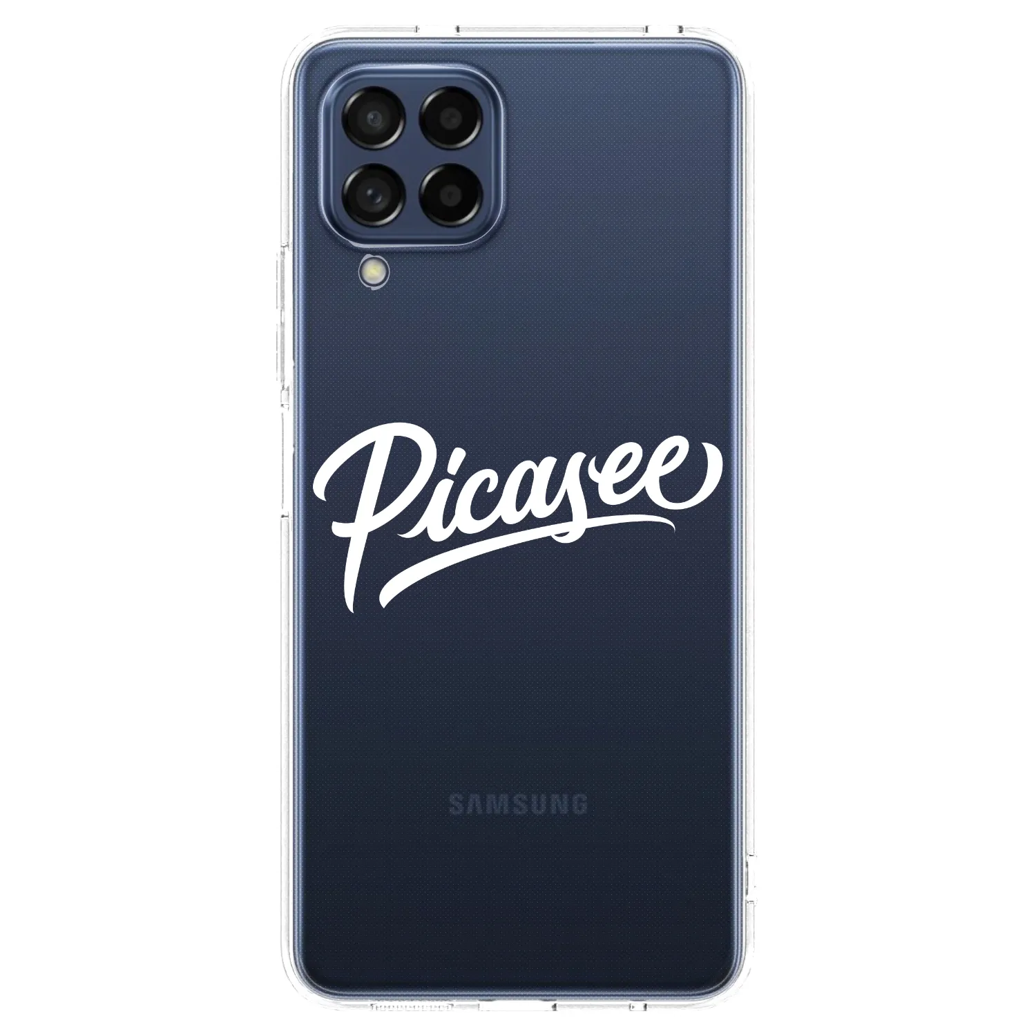 Picasee διαφανής θήκη σιλικόνης Samsung Galaxy M53 5G - Picasee - old logo - white