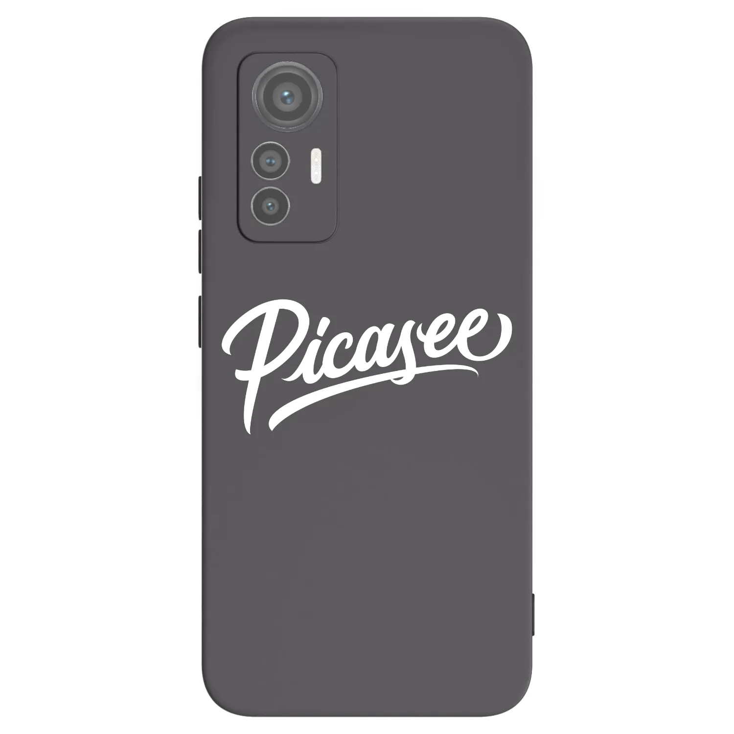 Picasee Μαύρη θήκη σιλικόνης για Xiaomi 12 Lite - Picasee - old logo - white