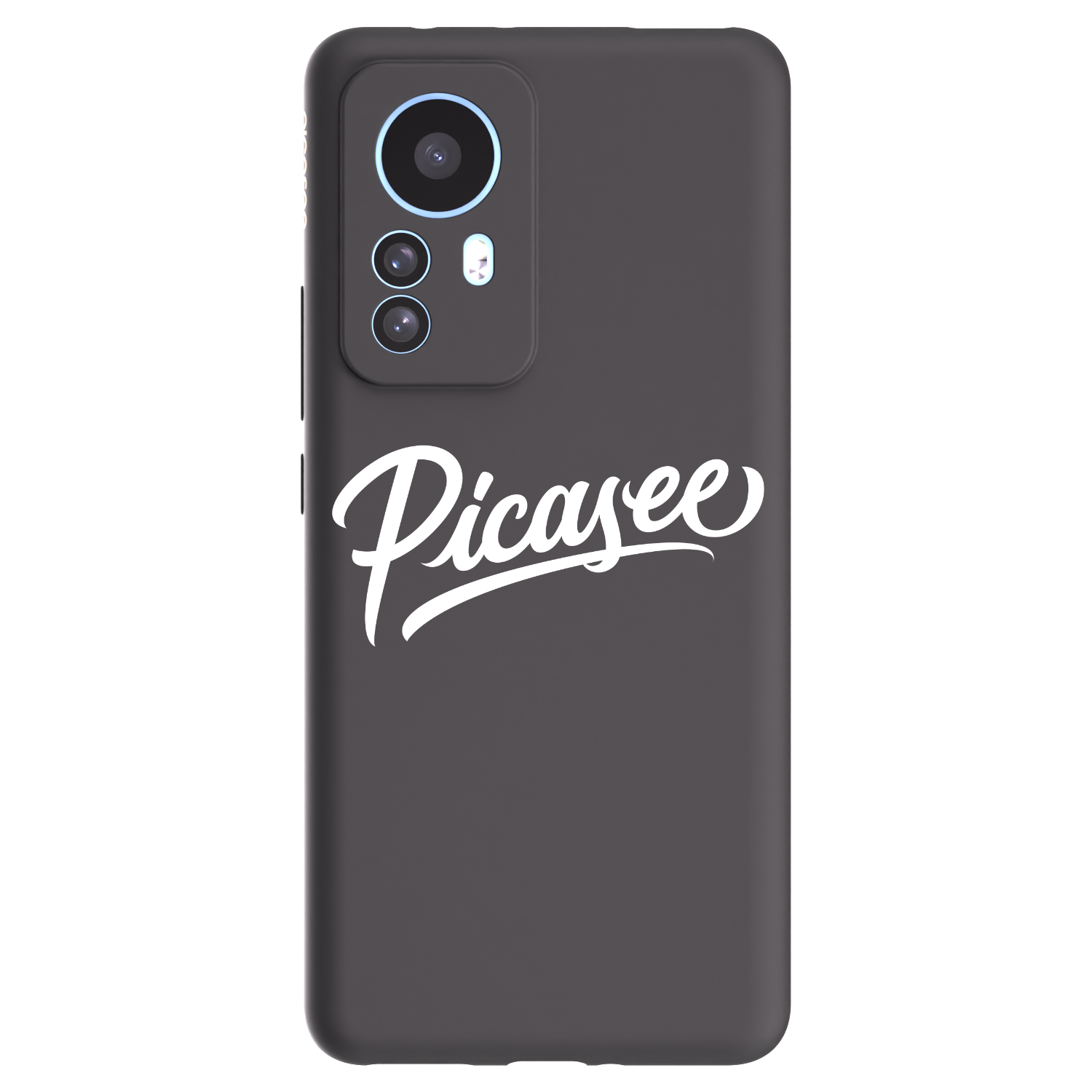 Picasee Μαύρη θήκη σιλικόνης για Xiaomi 12T Pro - Picasee - old logo - white