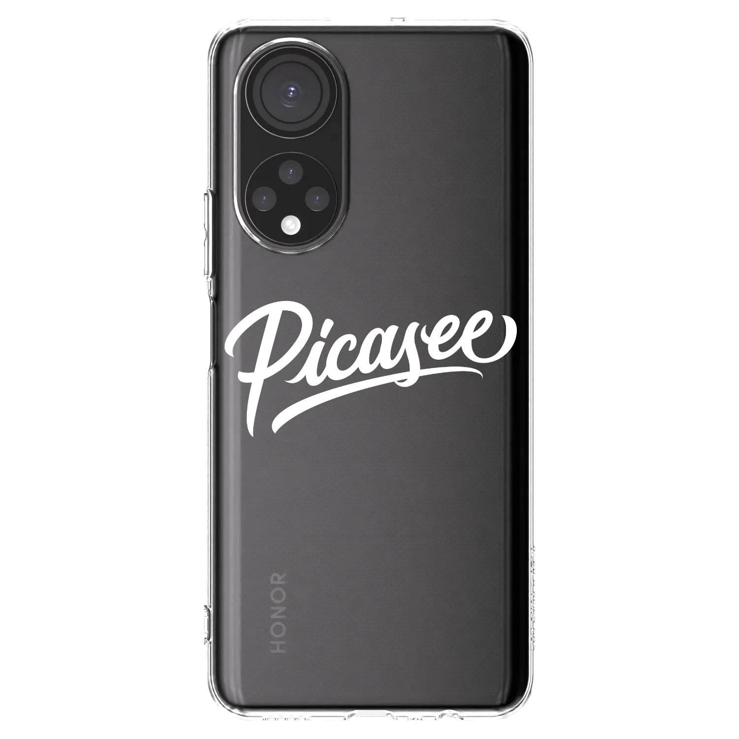 Picasee διαφανής θήκη σιλικόνης Honor X7 - Picasee - old logo - white