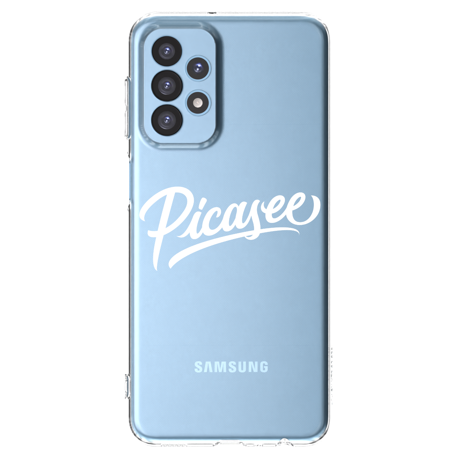 Picasee διαφανής θήκη σιλικόνης Samsung Galaxy A23 A235F 4G - Picasee - old logo - white