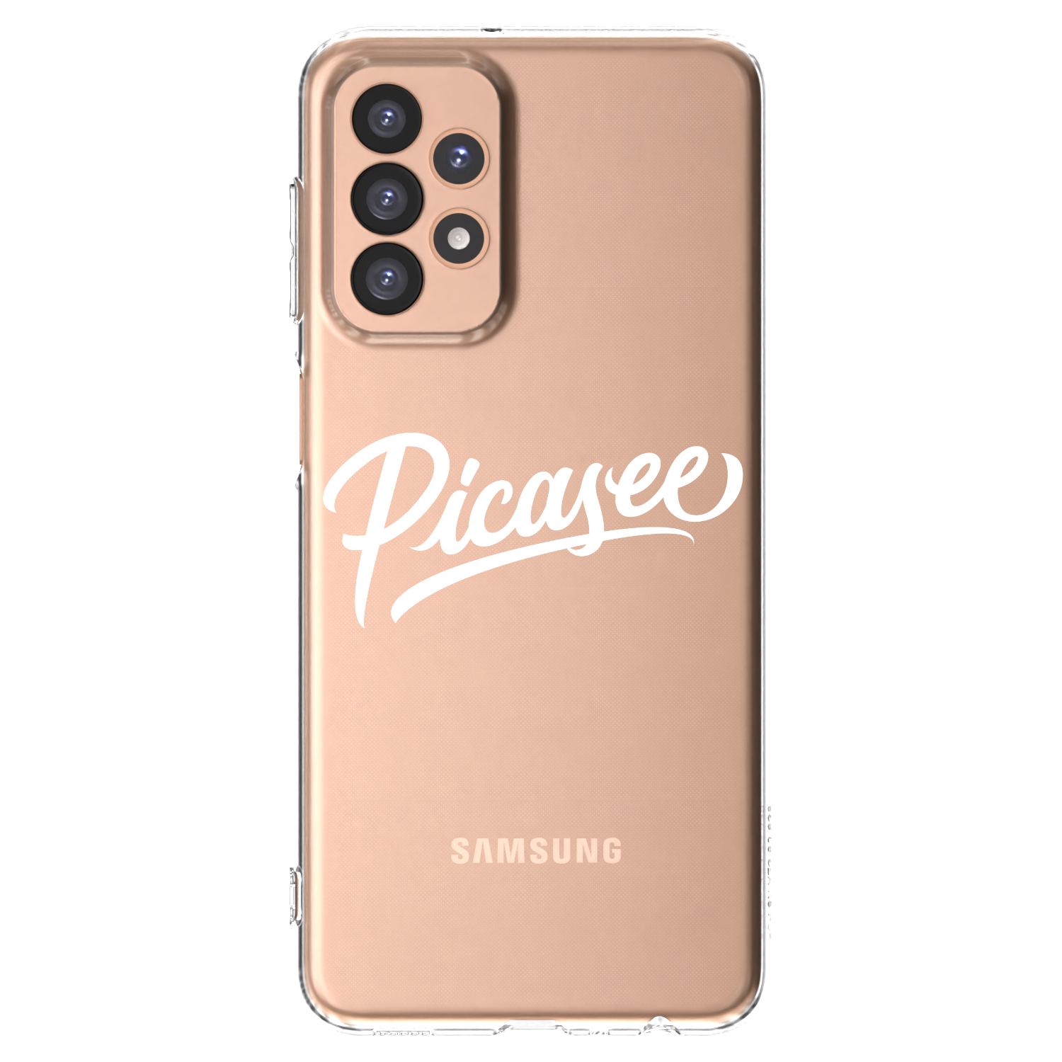 Picasee διαφανής θήκη σιλικόνης Samsung Galaxy A23 A236B 5G - Picasee - old logo - white