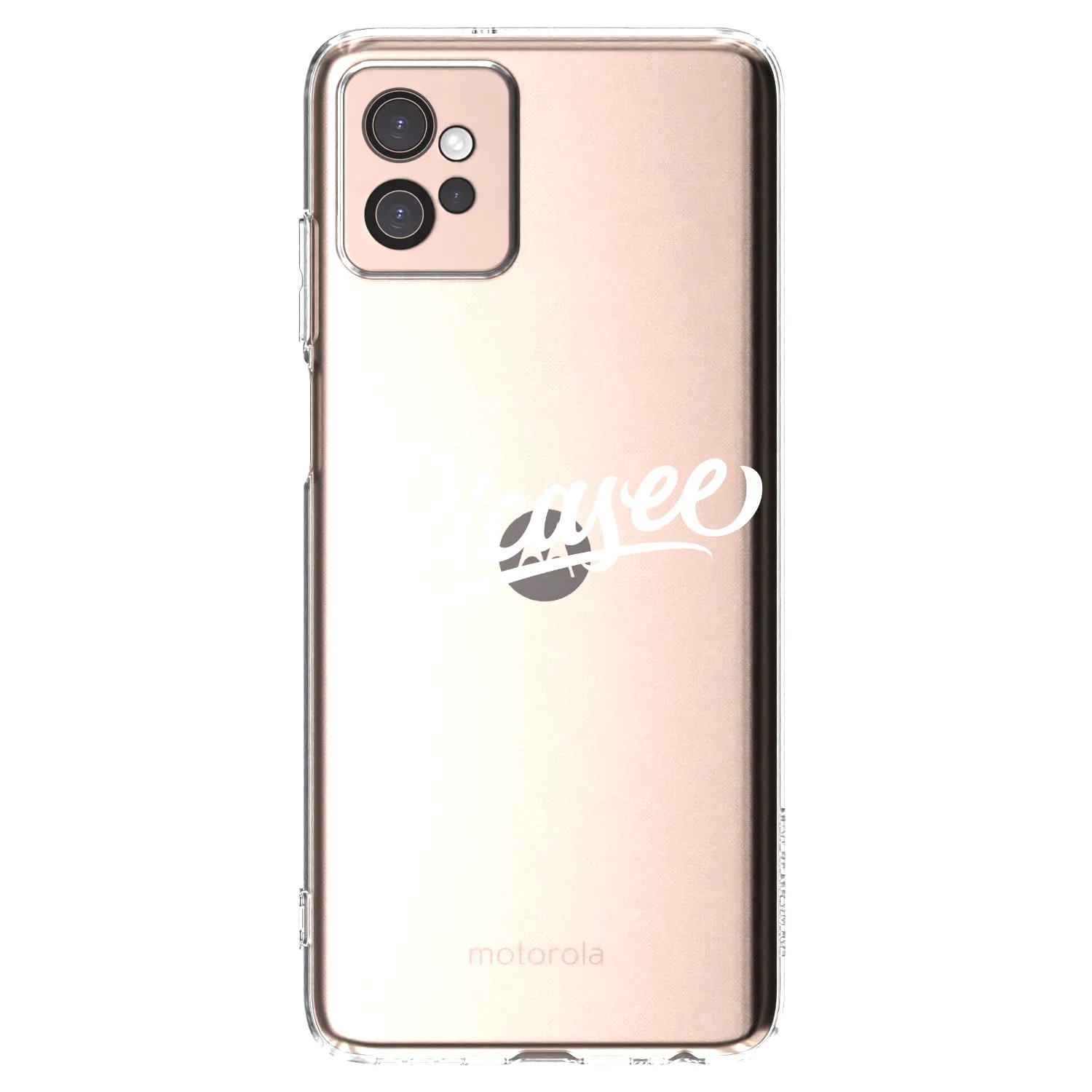 Picasee διαφανής θήκη σιλικόνης Motorola Moto G32 - Picasee - old logo - white