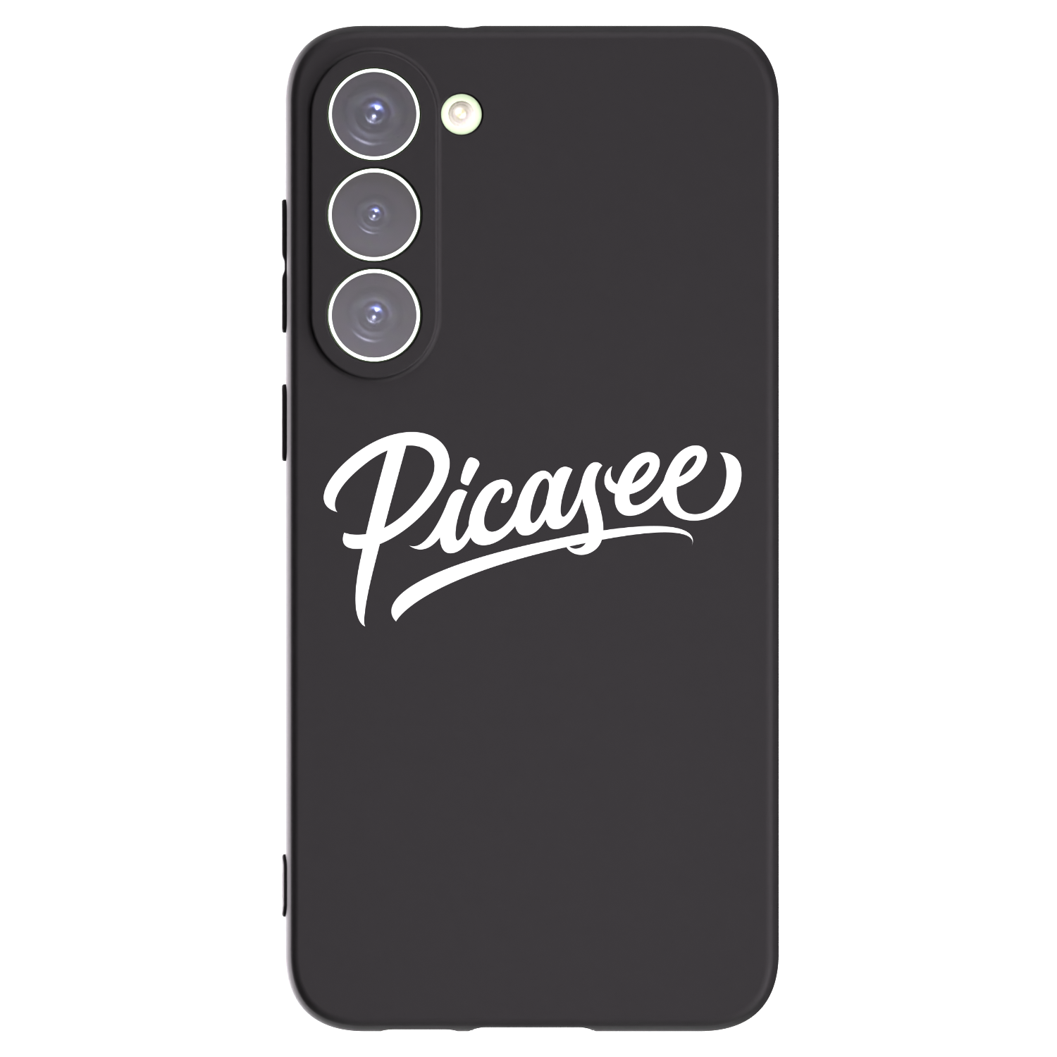 Picasee Μαύρη θήκη σιλικόνης για Samsung Galaxy S23+ 5G - Picasee - old logo - white