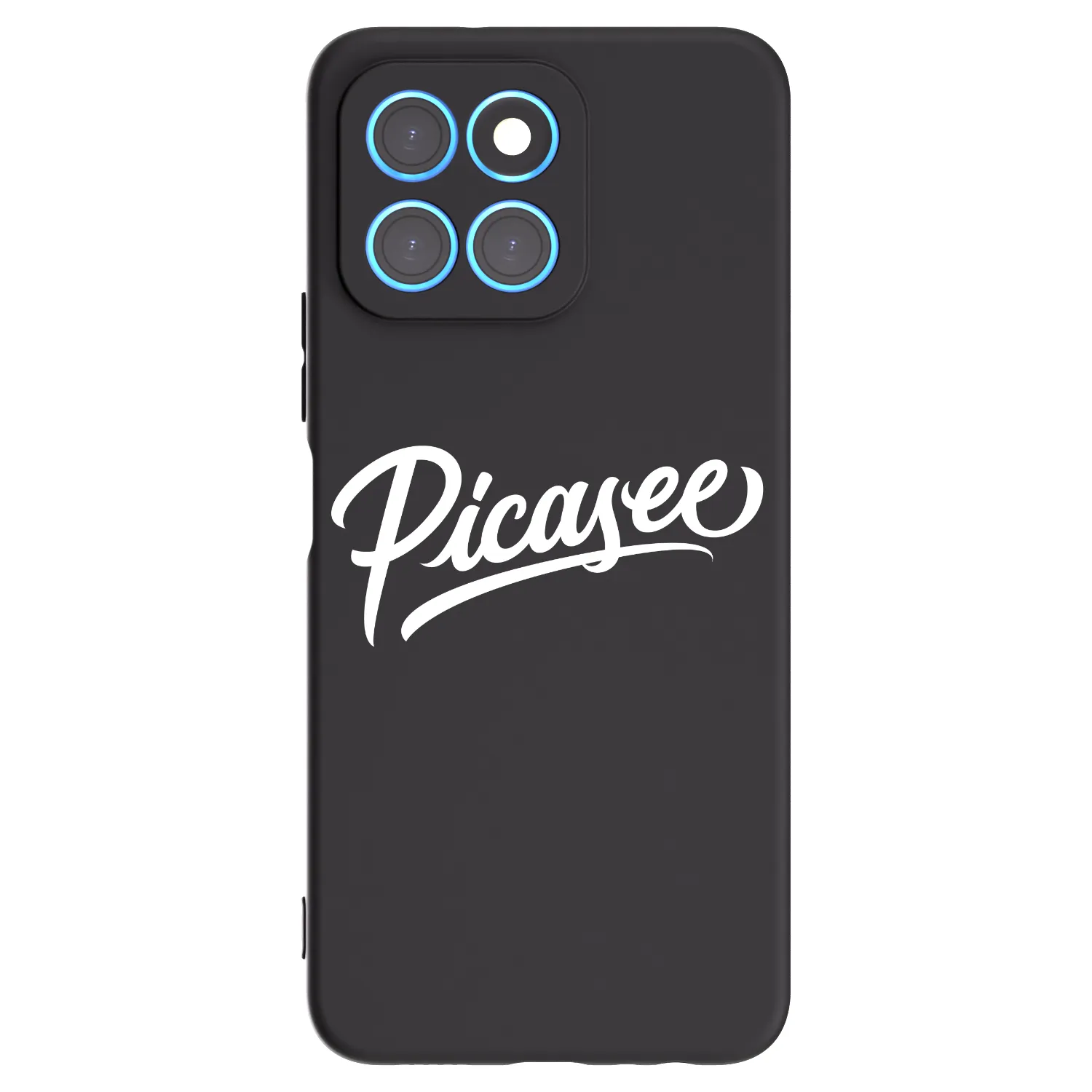 Picasee Μαύρη θήκη σιλικόνης για Honor X6 - Picasee - old logo - white
