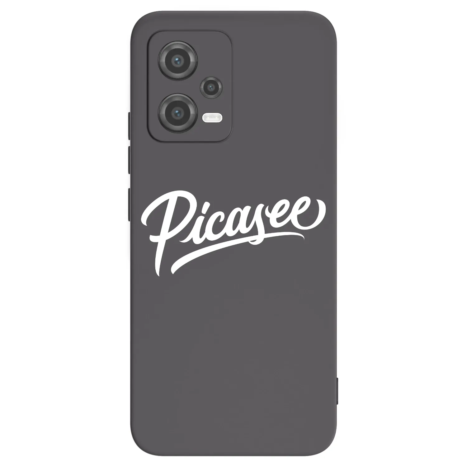 Picasee Μαύρη θήκη σιλικόνης για Xiaomi Poco X5 - Picasee - old logo - white