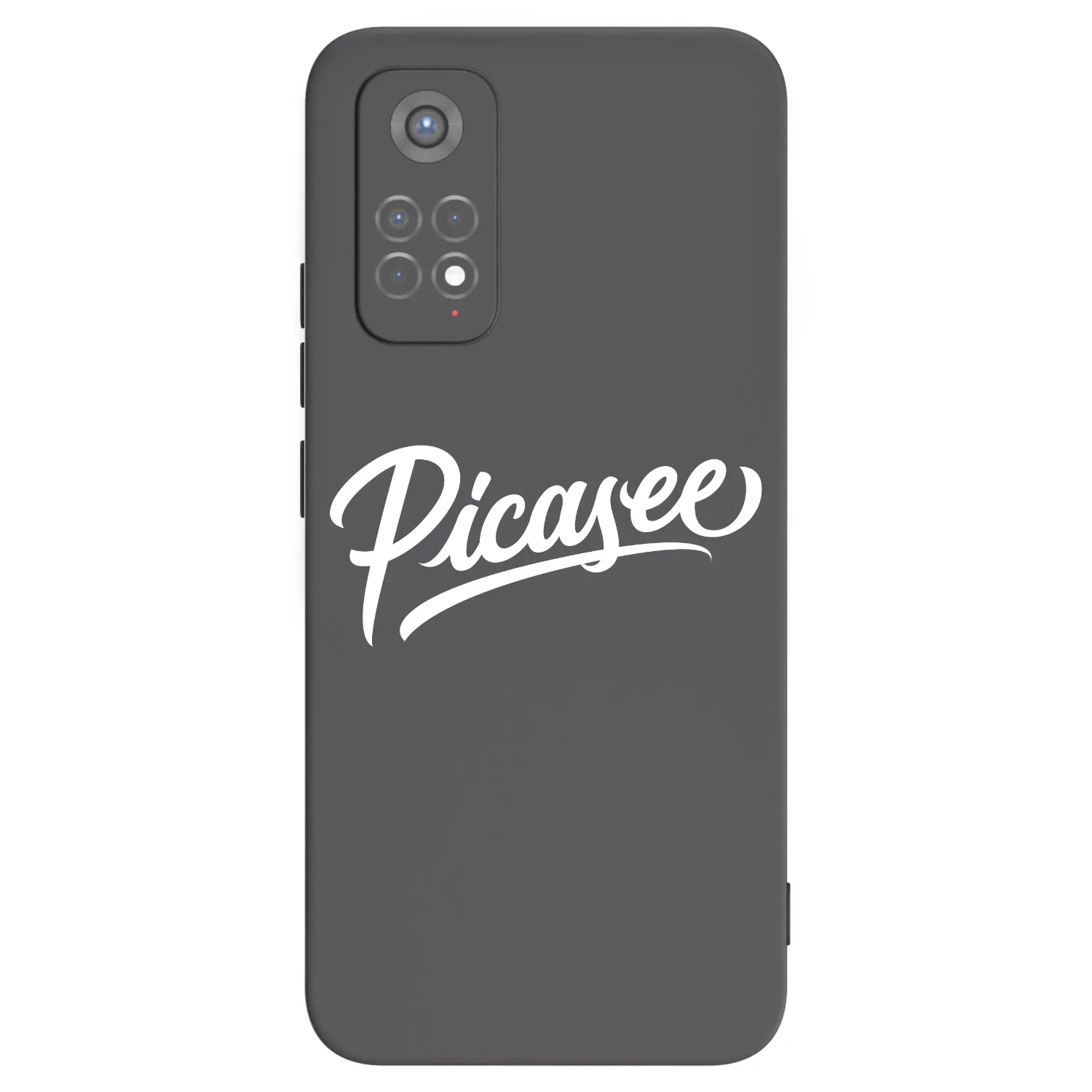 Picasee Μαύρη θήκη σιλικόνης για Xiaomi Redmi Note 11S 5G - Picasee - old logo - white