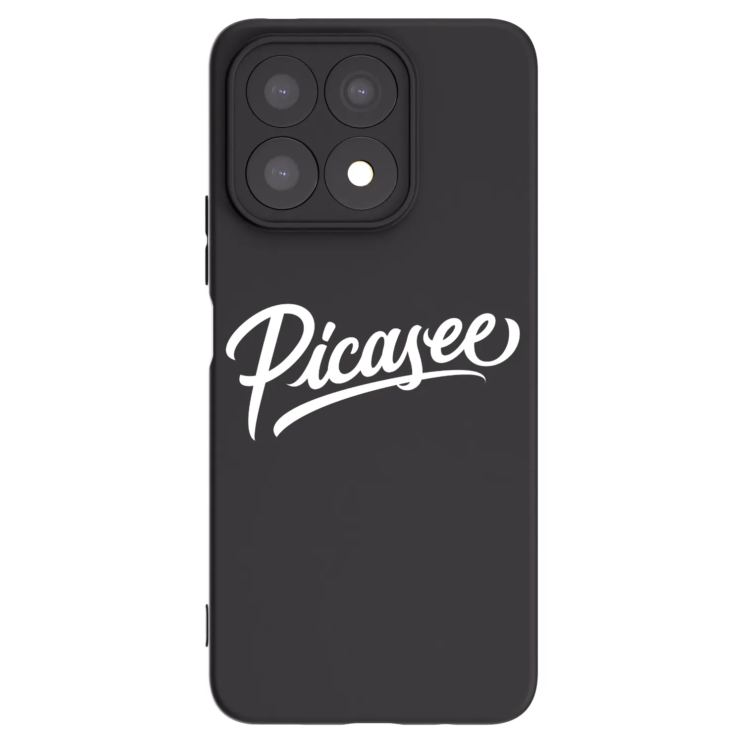 Picasee Μαύρη θήκη σιλικόνης για Honor X8a - Picasee - old logo - white