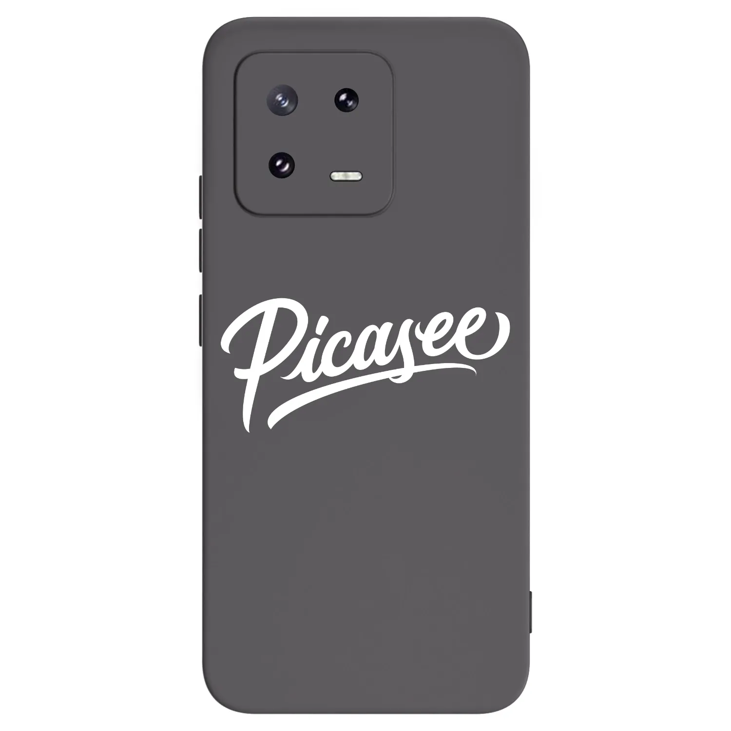 Picasee Μαύρη θήκη σιλικόνης για Xiaomi 13 Pro - Picasee - old logo - white