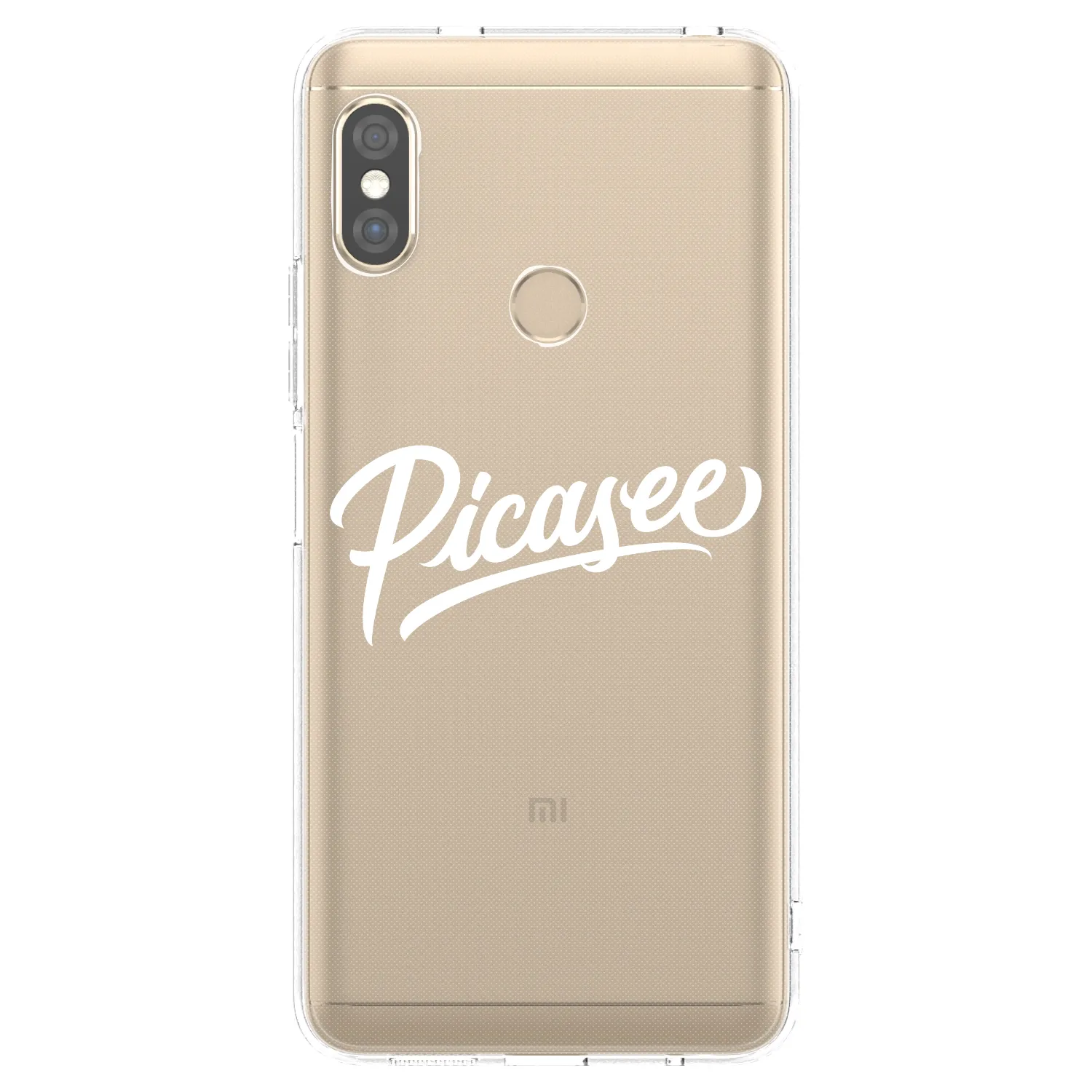 Picasee διαφανής θήκη σιλικόνης Xiaomi Redmi Note 5 Global - Picasee - old logo - white