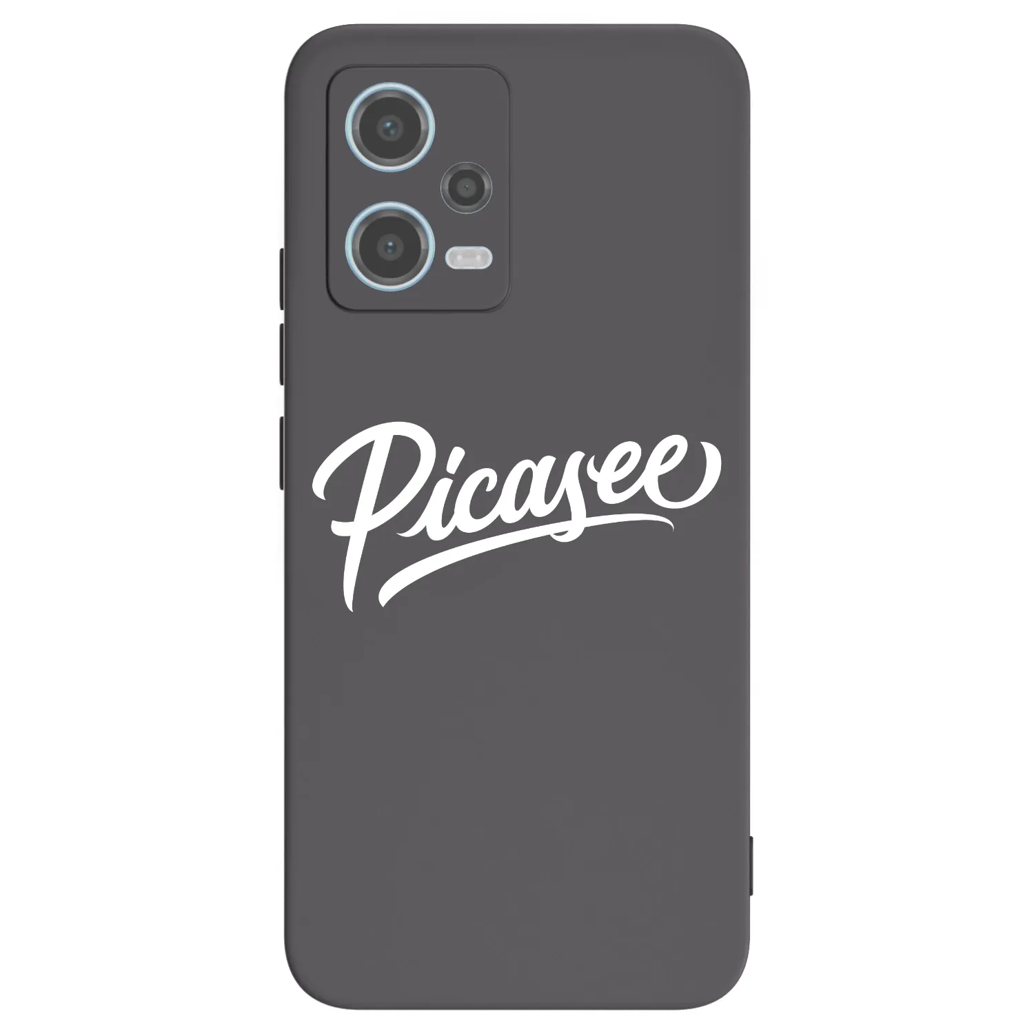 Picasee Μαύρη θήκη σιλικόνης για Xiaomi Redmi Note 12 5G - Picasee - old logo - white